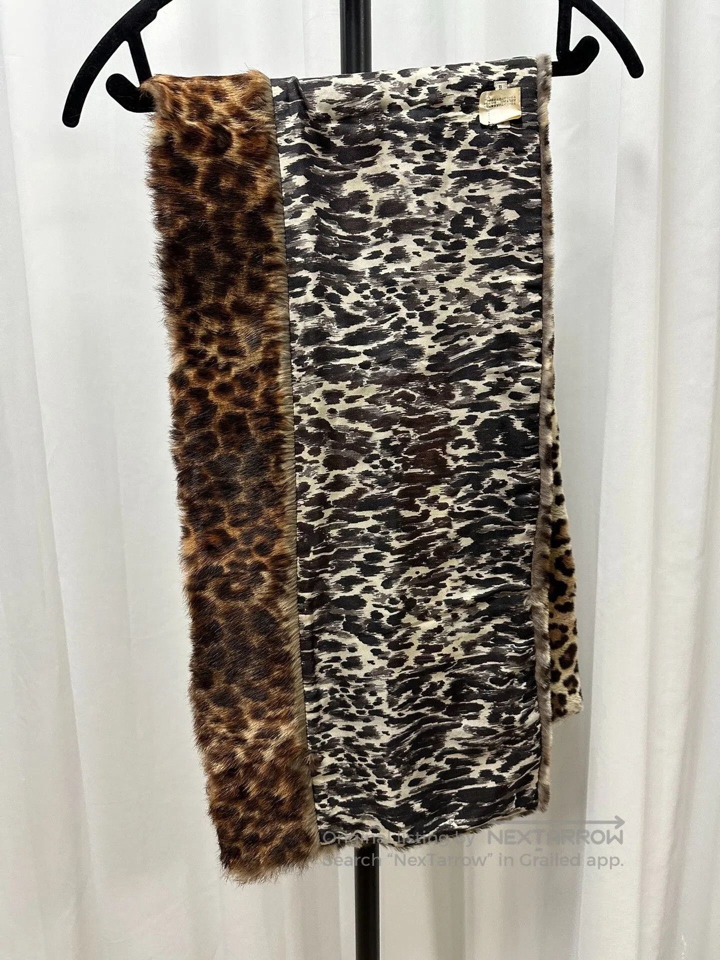 Dries Van Noten Dries Van Noten Leopard Print Scarf. Size ONE SIZE - 2 Thumbnail