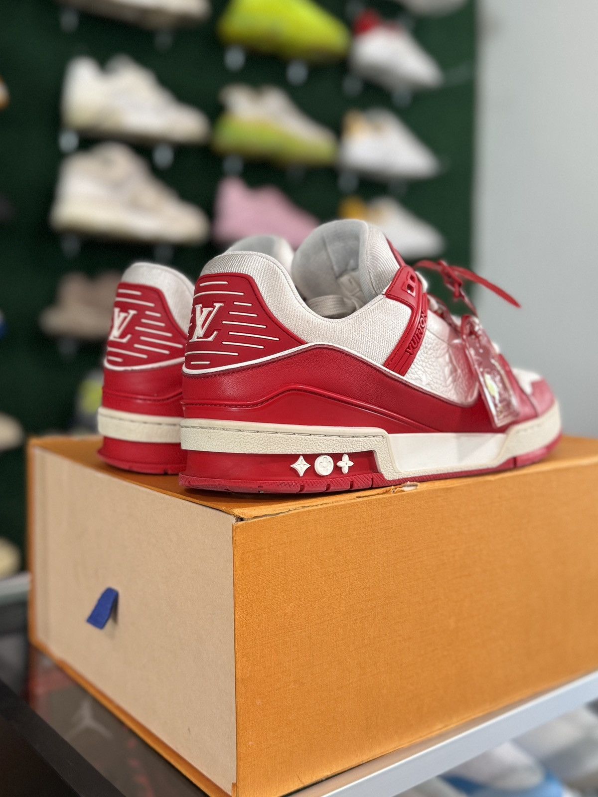 Louis Vuitton Louis Vuitton Trainer White Red ‘Product Red’ Size US 9.5 / EU 42-43 - 6 Thumbnail