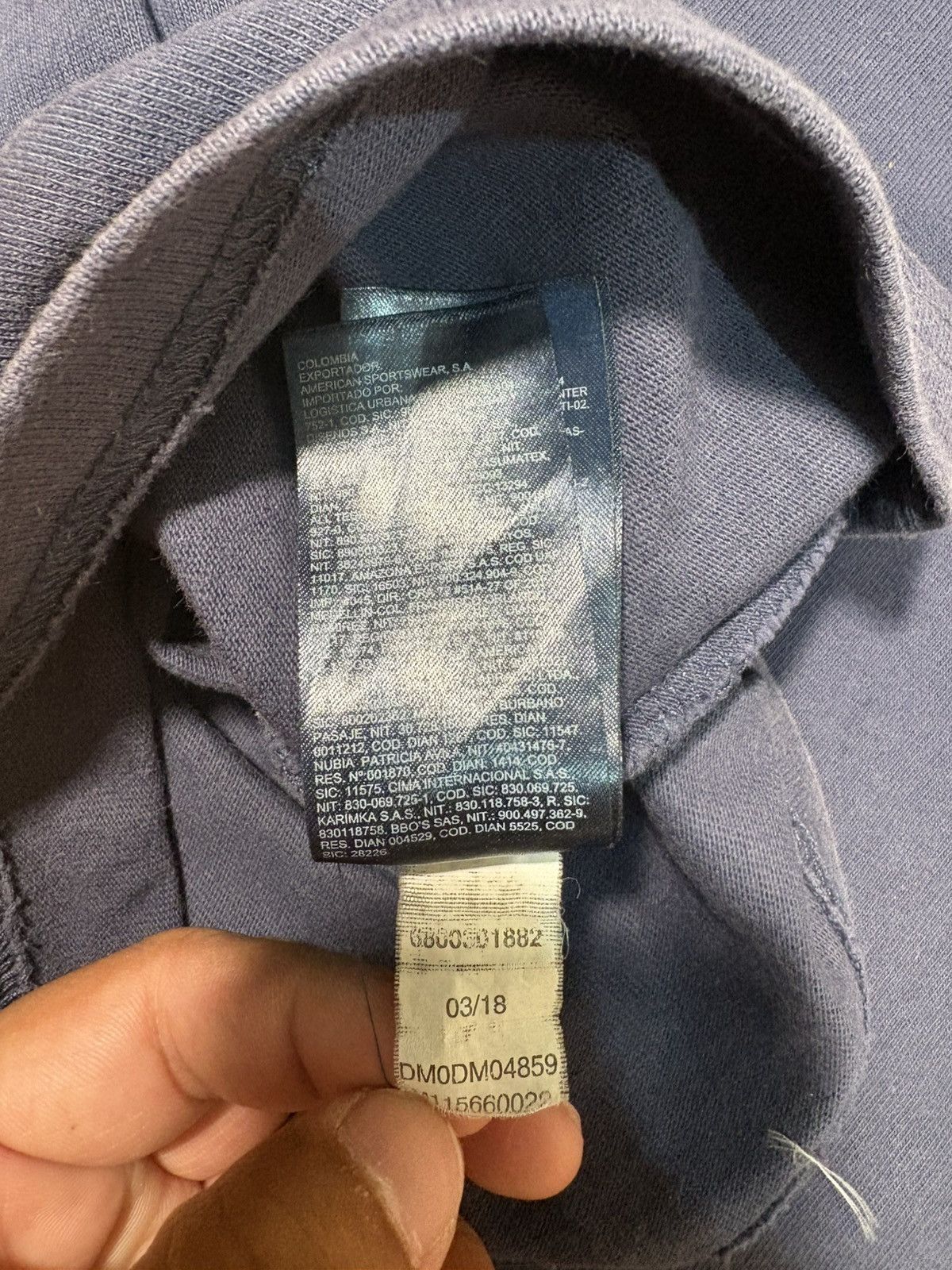 Tommy Jeans Tommy Jeans 2018 Center Graphic Mock-Layer Ringer Tee Size L Size US L / EU 52-54 / 3 - 12 Thumbnail