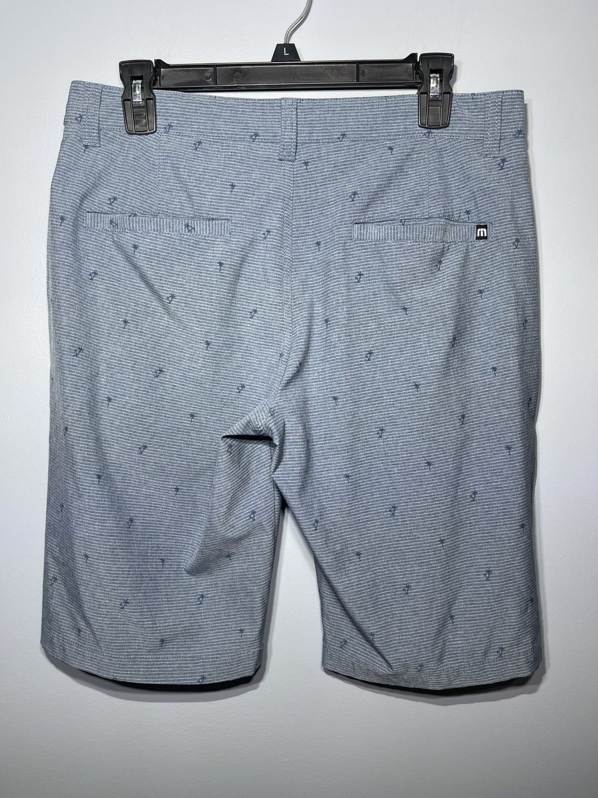TravisMathew TRAVIS MATHEW Palm Tree Golf Shorts Performance Blue Sz 32 Size US 32 / EU 48 - 3 Thumbnail