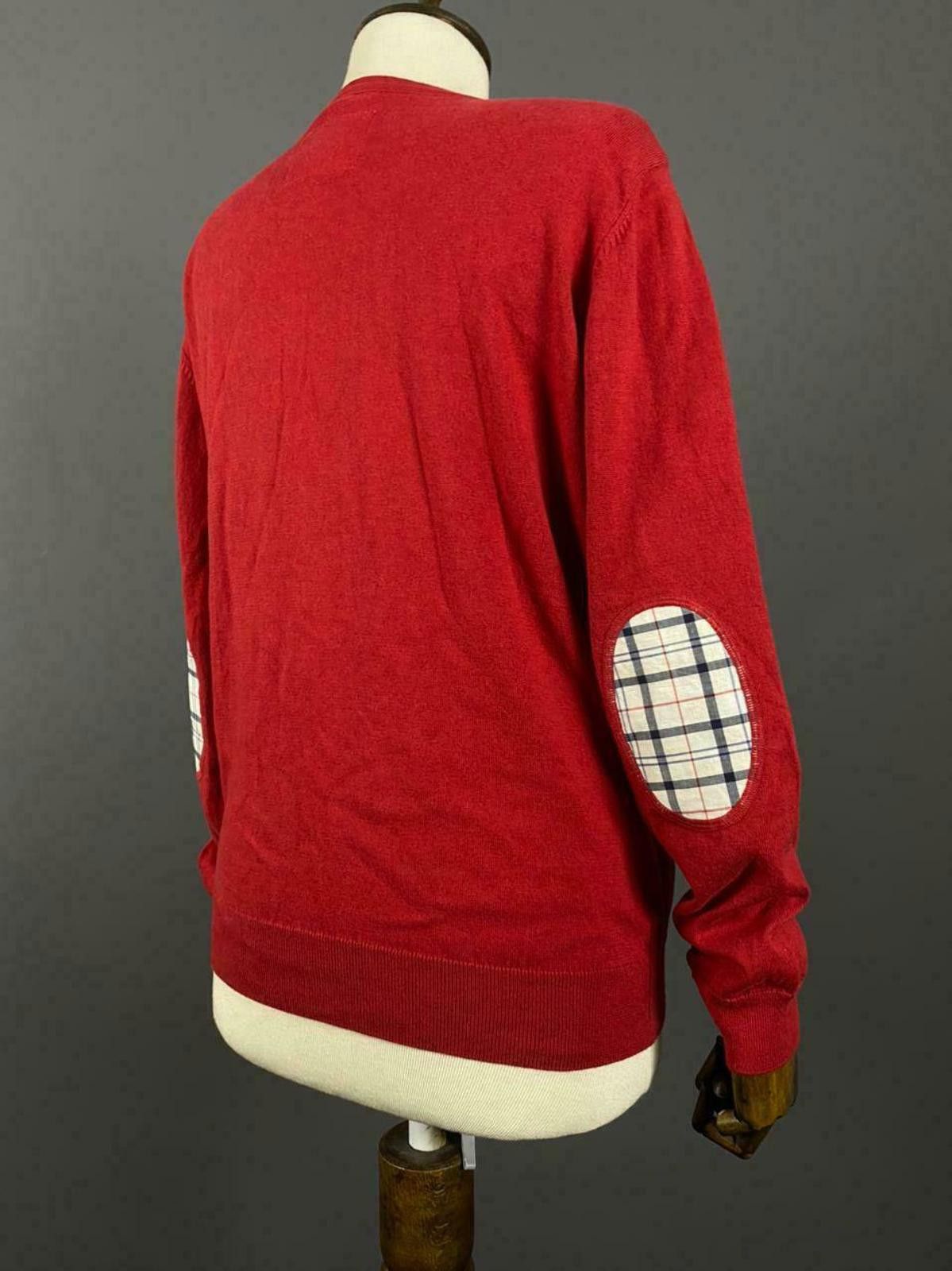 Barbour Barbour Summer Tartan Red Cashmere Cardigan Jumper Size 14 Size XL / US 12-14 / IT 48-50 - 6 Thumbnail