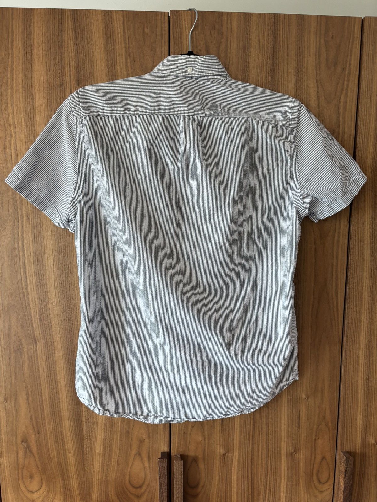 J.Crew J. Crew Short Sleeve Seersucker Striped Shirt Size US S / EU 44-46 / 1 - 3 Thumbnail