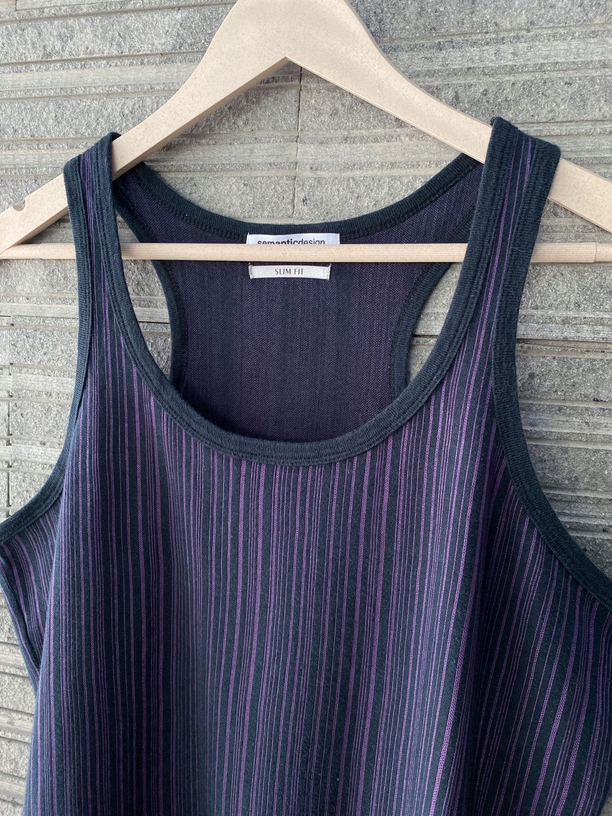If Six Was Nine Semantic Design Stripes Tank Top Size US L / EU 52-54 / 3 - 2 Thumbnail