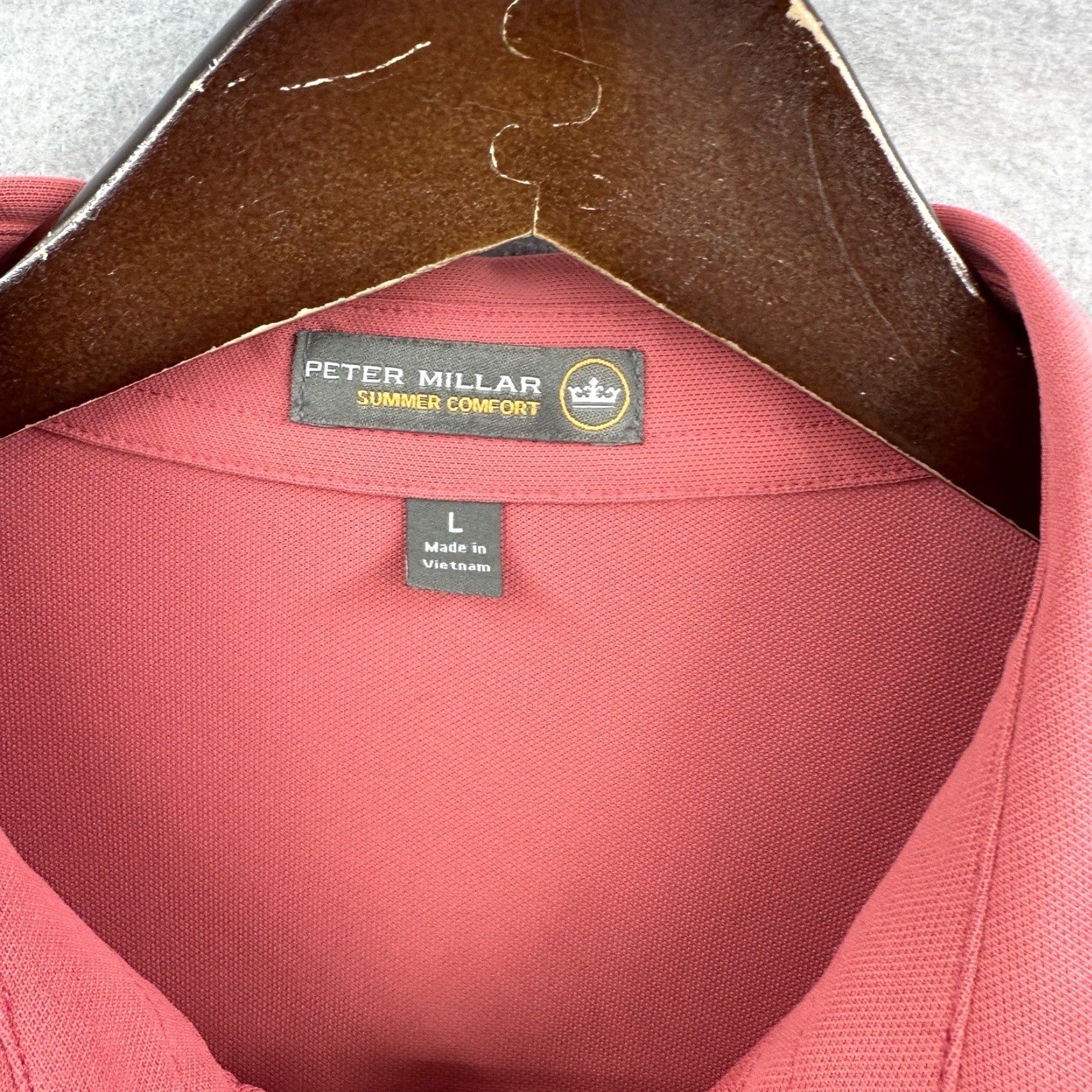Peter Millar Peter Millar Polo Shirt Mens Large Pink Summer Comfort Golf Dad Mission Viejo CC Size US L / EU 52-54 / 3 - 7 Thumbnail