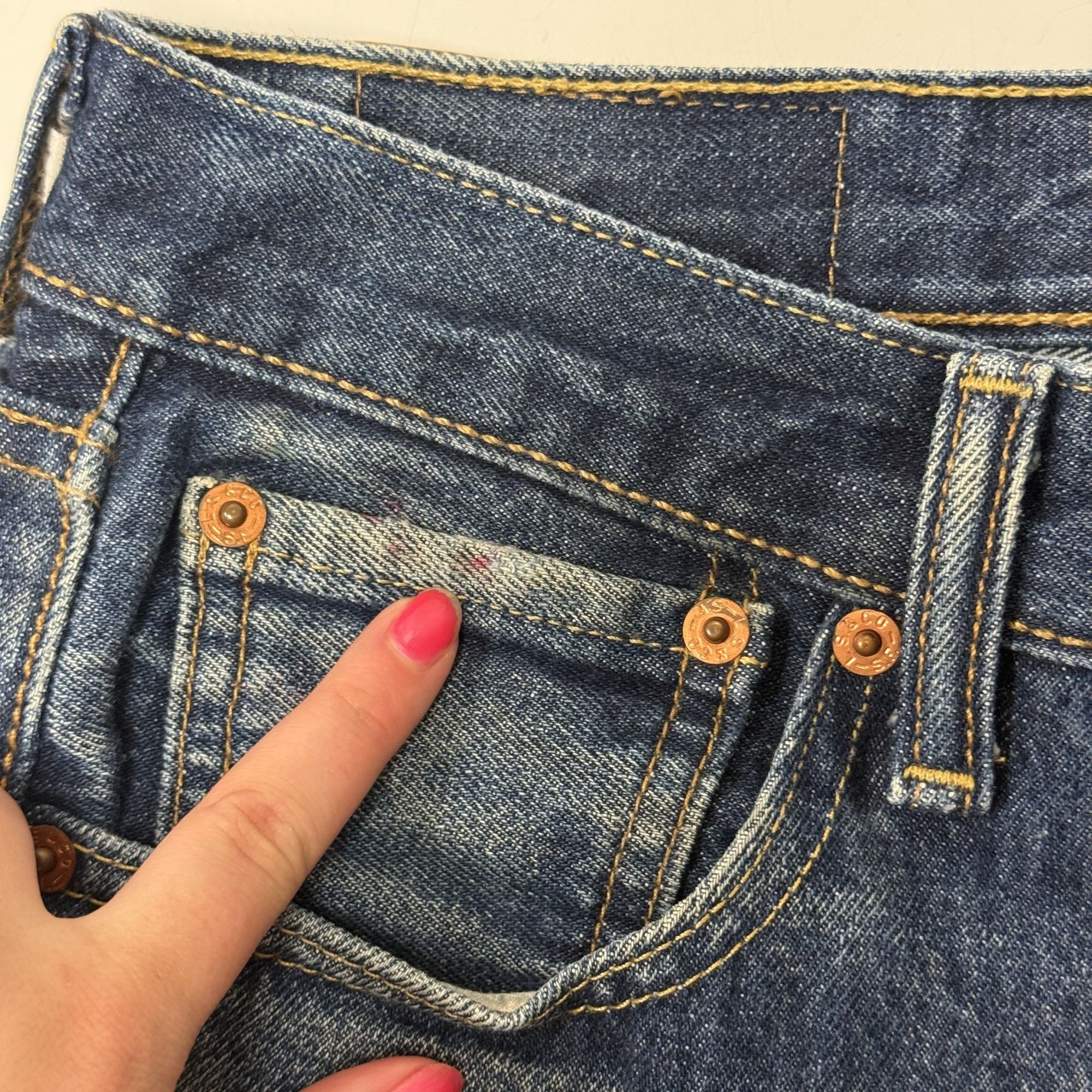 Levi's Vtg Levis 501 DISTRESSED Blue Jeans Denim ROCKERS Pants 28 Size US 28 / EU 44 - 10 Thumbnail