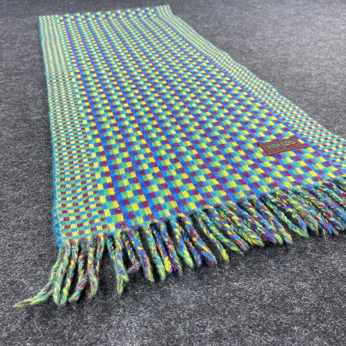 Kenzo × Vintage Kenzo Scarf # Muffler # Neckwear # D276 Size ONE SIZE - 5 Thumbnail