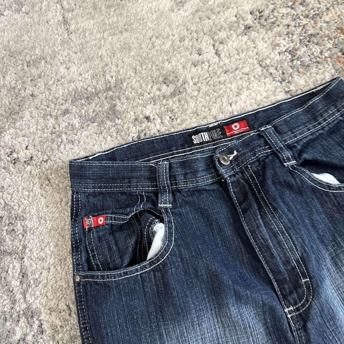 JNCO × Southpole × Vintage Vintage Y2K Southpole wide leg baggy JNCO style shorts Size US 30 / EU 46 - 4 Thumbnail