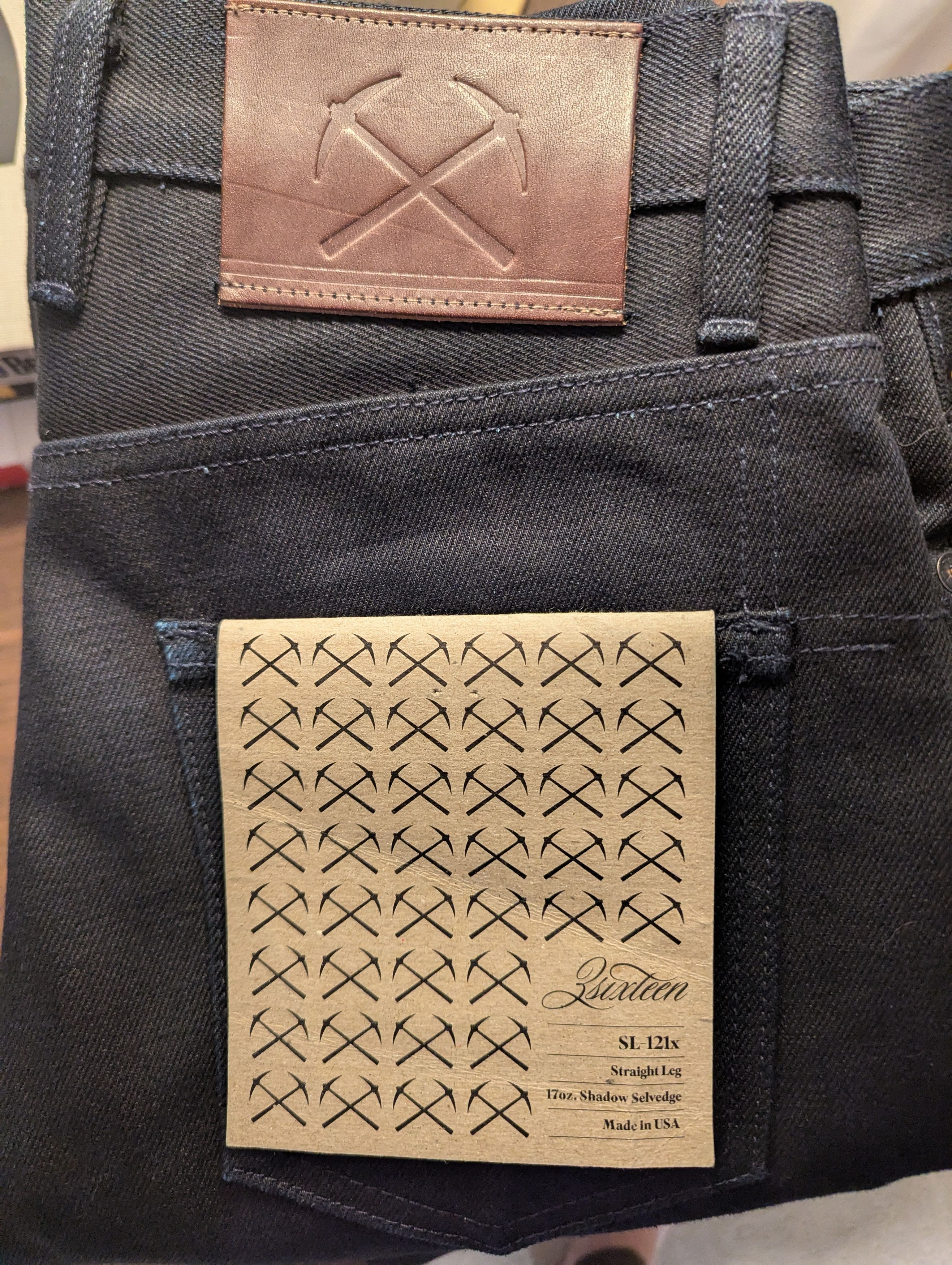3Sixteen 17oz SL121X Straight Leg Shadow Selvedge