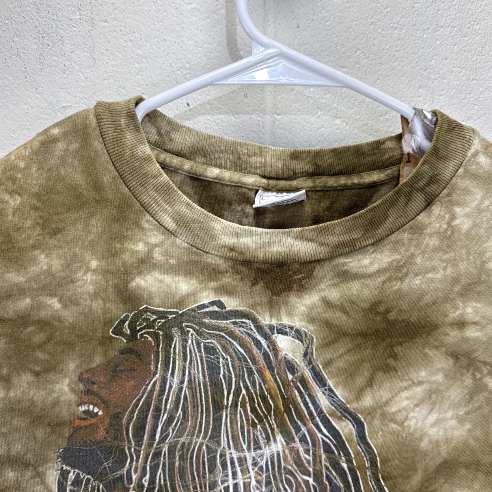Delta VINTAGE Bob Marley T-Shirt Men Large Cotton Graphic Print 90s Reggae Music Hawaii Size US L / EU 52-54 / 3 - 5 Thumbnail