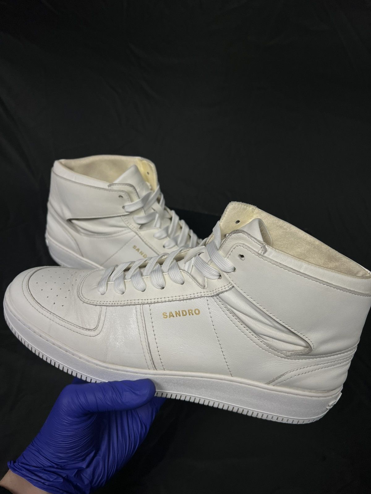 Sandro Sandro trainers leather sneakers Size US 10 / EU 43 - 6 Thumbnail