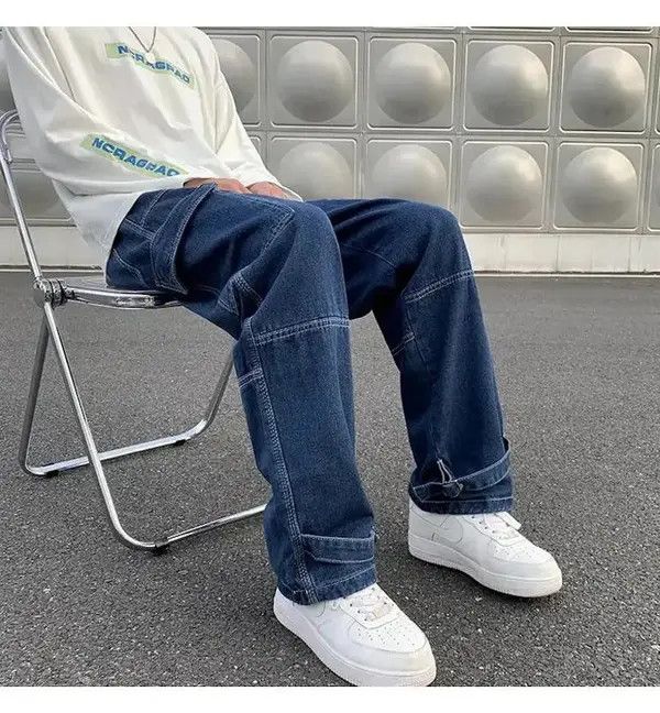 Jean VIBE Skateboard Baggy Carpenter Denim Jeans Cargo y2k Size US 34 / EU 50 - 3 Thumbnail
