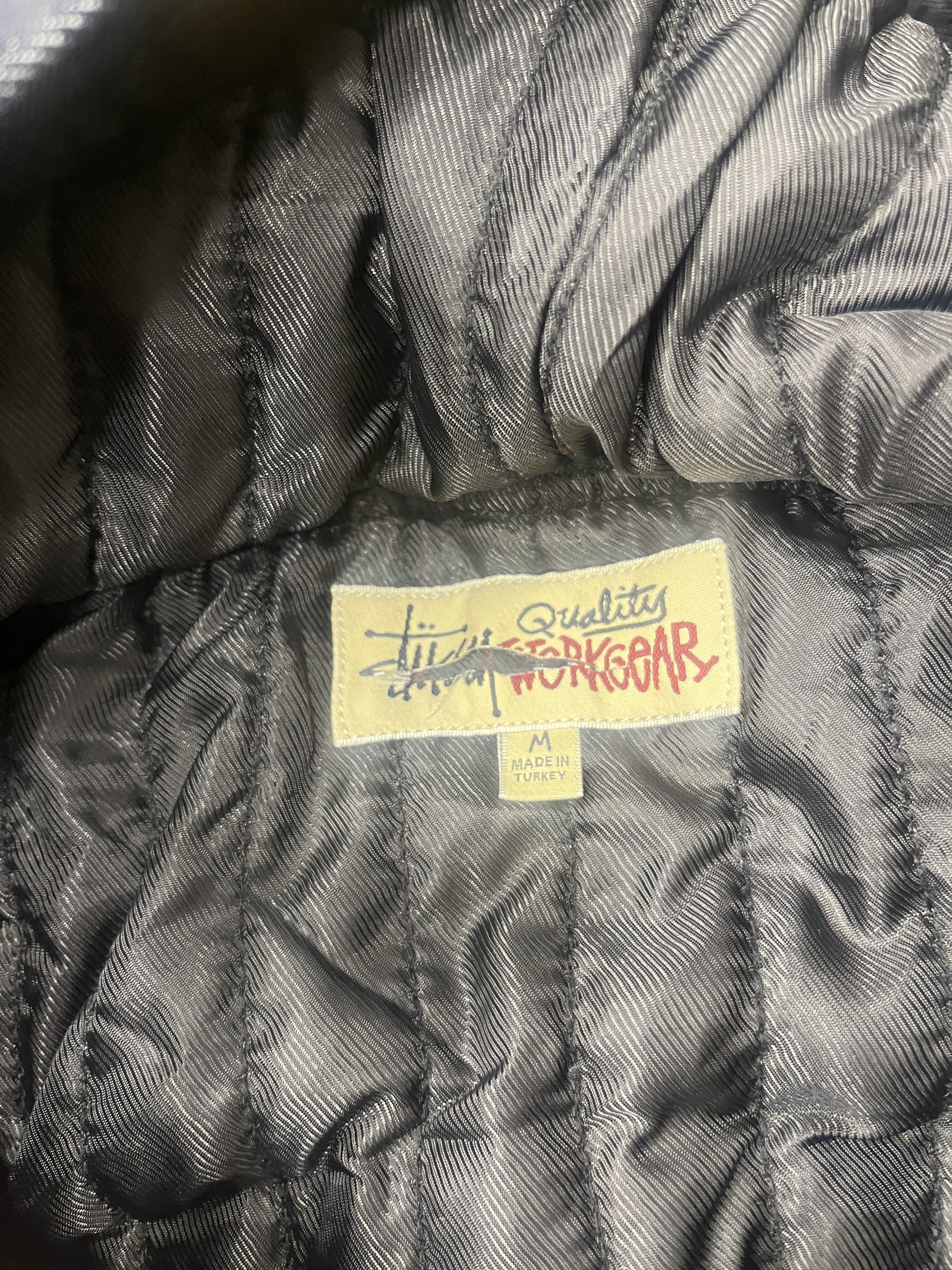 Stussy INSULATED WORK JACKET RAW DENIM Size US M / EU 48-50 / 2 - 7 Thumbnail