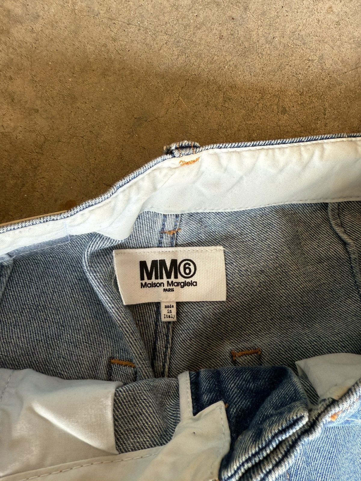 Maison Margiela MM6 Distressed Baggy Jeans