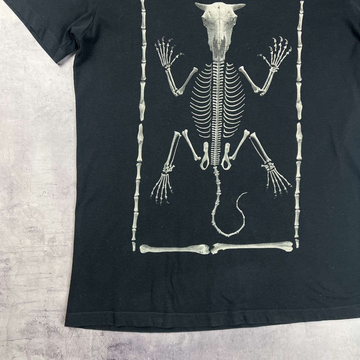 Designer Rare! Diesel Skeleton Skull Big Logo Tee Y2K Size US M / EU 48-50 / 2 - 8 Thumbnail
