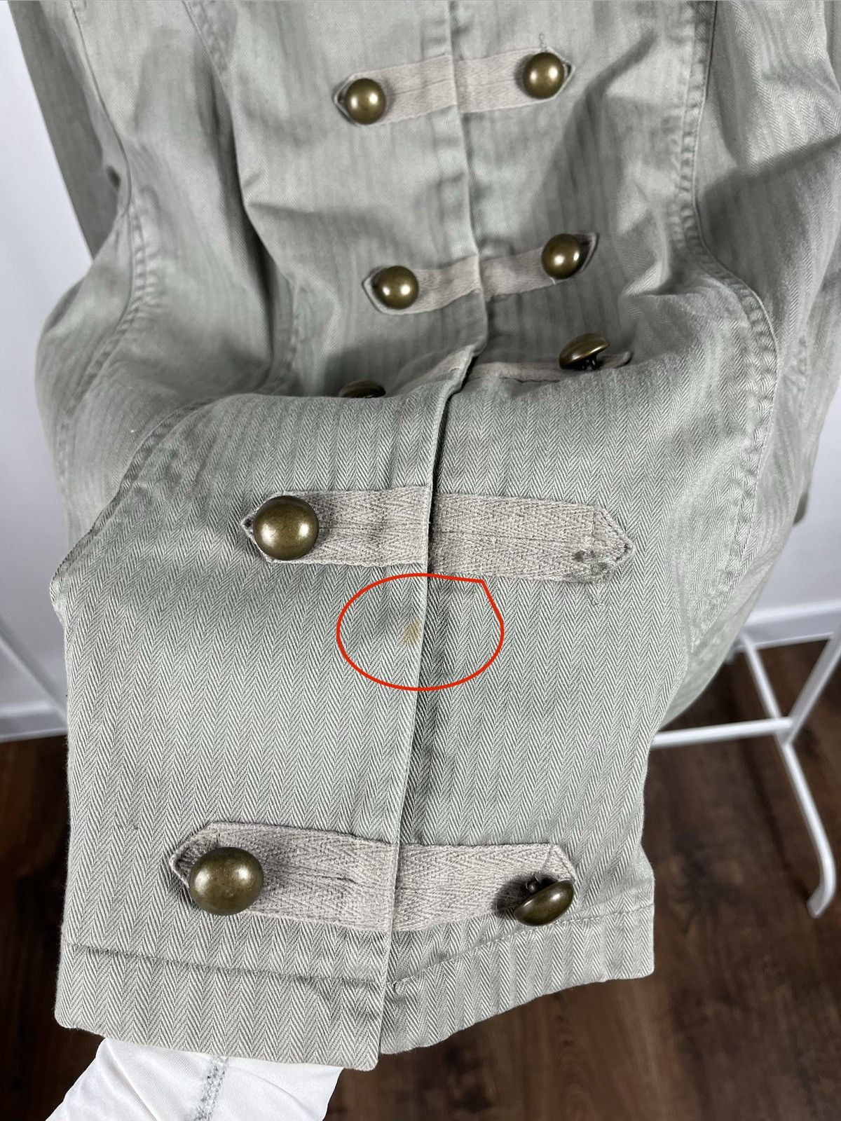 Other Napoleon Military Style Jacket Button Front Structured Fit Size M / US 6-8 / IT 42-44 - 4 Thumbnail