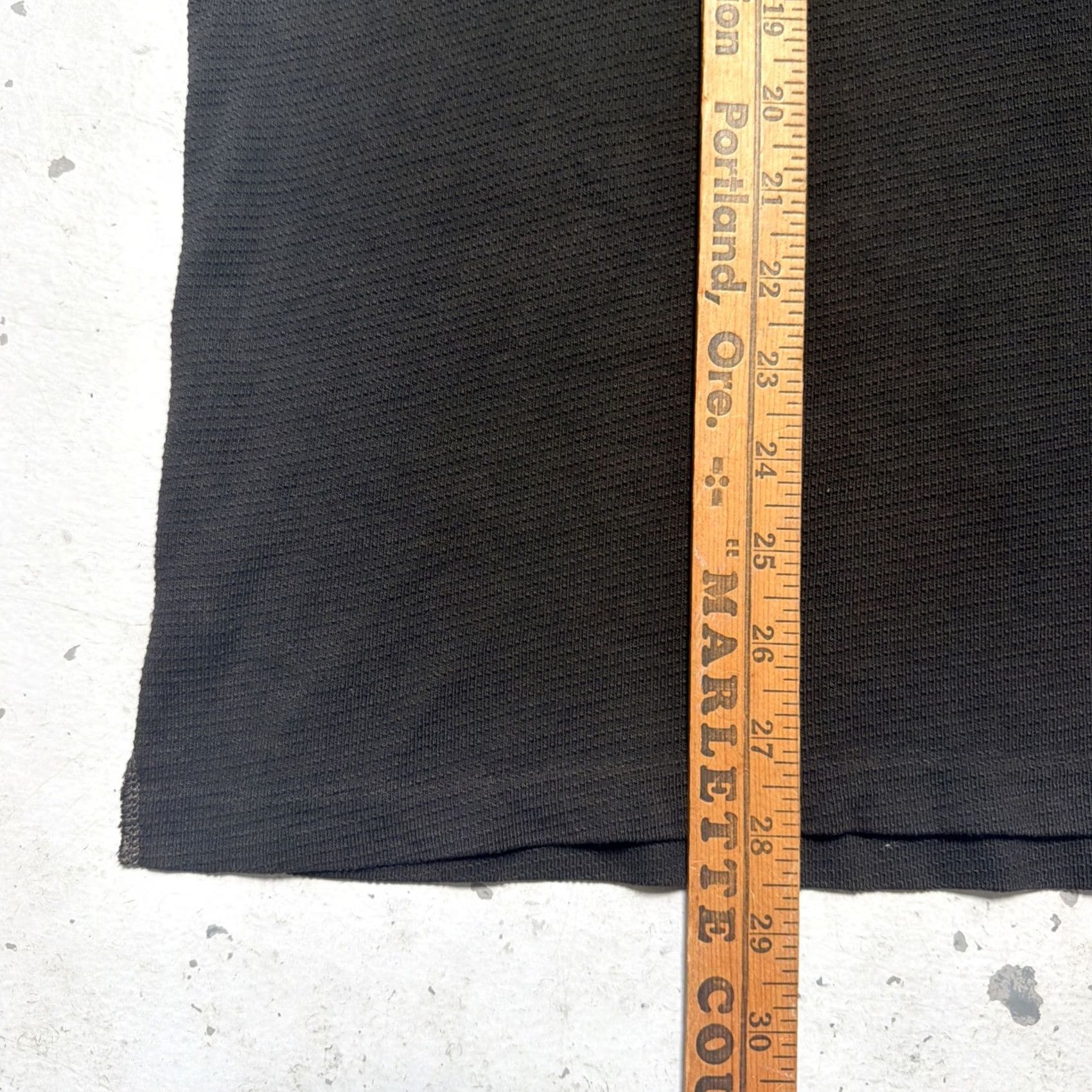 Vintage RRL Ralph Lauren Army Polo T-Shirt Knit Textured Faded Black S Size US S / EU 44-46 / 1 - 4 Thumbnail