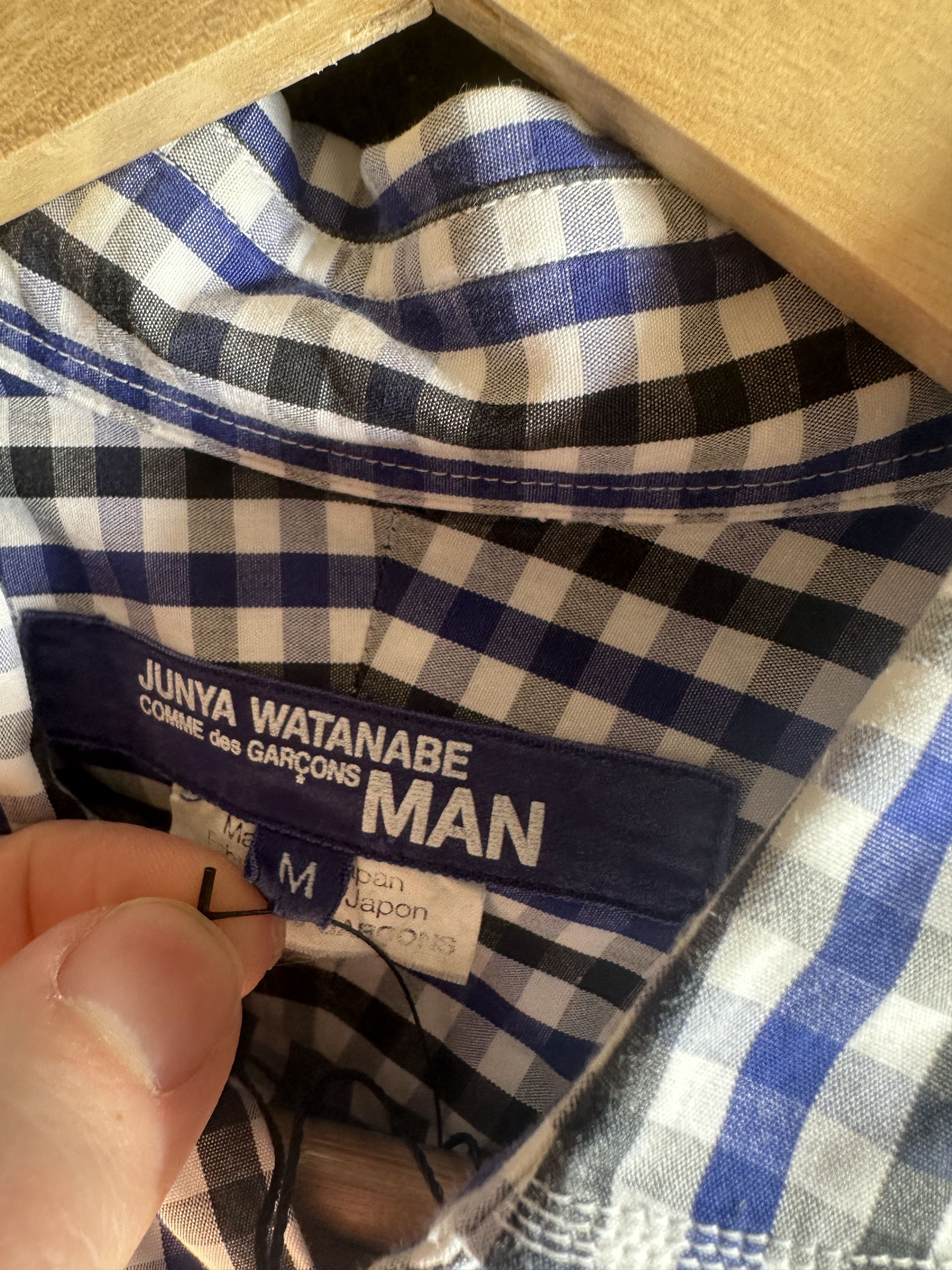 Junya Watanabe Junya Watanabe Checkered Button Up Shirt Size US M / EU 48-50 / 2 - 3 Thumbnail