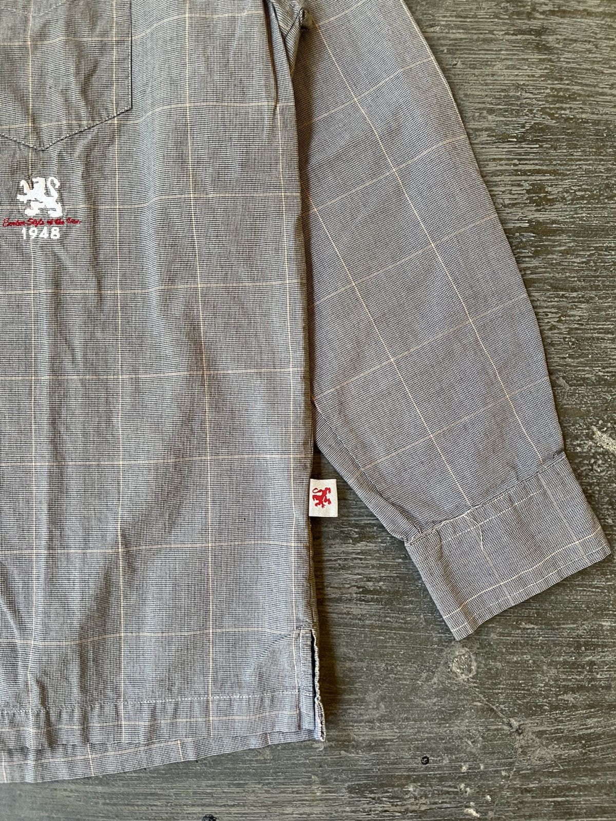 Designer × Flannel × Japanese Brand Van Jac Plaid Snap Button Flannel Shirt Size US M / EU 48-50 / 2 - 4 Thumbnail