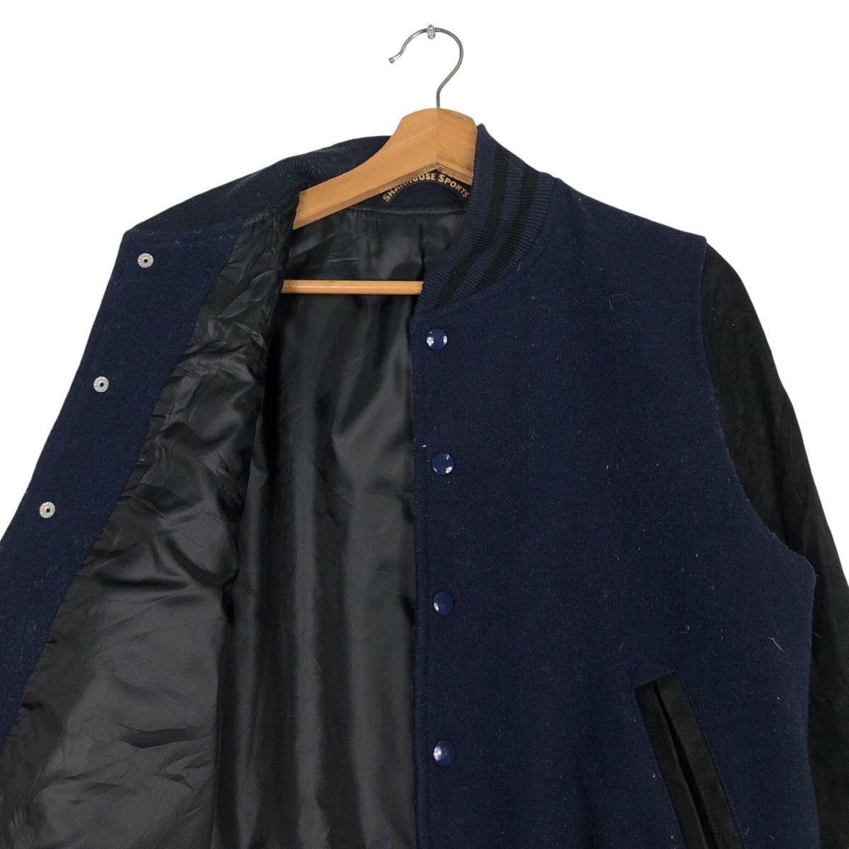 Japanese Brand 📌Vintage Bomber Leather Jacket Shanhouse Sports Usa Size US S / EU 44-46 / 1 - 13 Thumbnail
