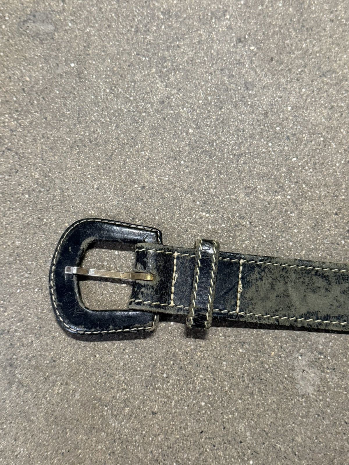 agnes b. Agnes B. aged leather belt Size ONE SIZE - 2 Thumbnail