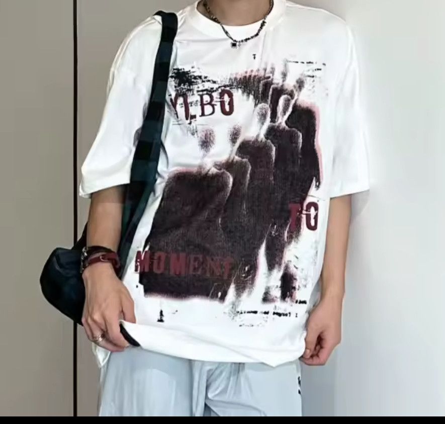 Japanese Brand Gothic 90s Streetwear Shadow Moment Print T-Shirt Punk Tees Size US M / EU 48-50 / 2 - 1 Thumbnail
