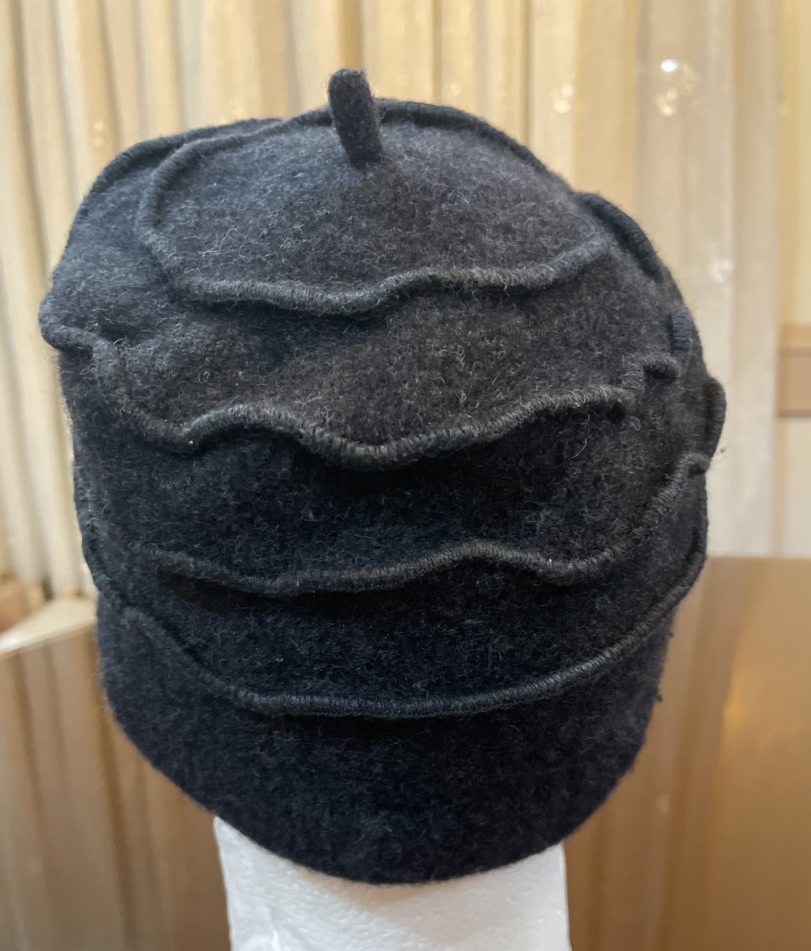 Other IPP Wool Beret Hat - Dark Gray Size ONE SIZE - 5 Thumbnail