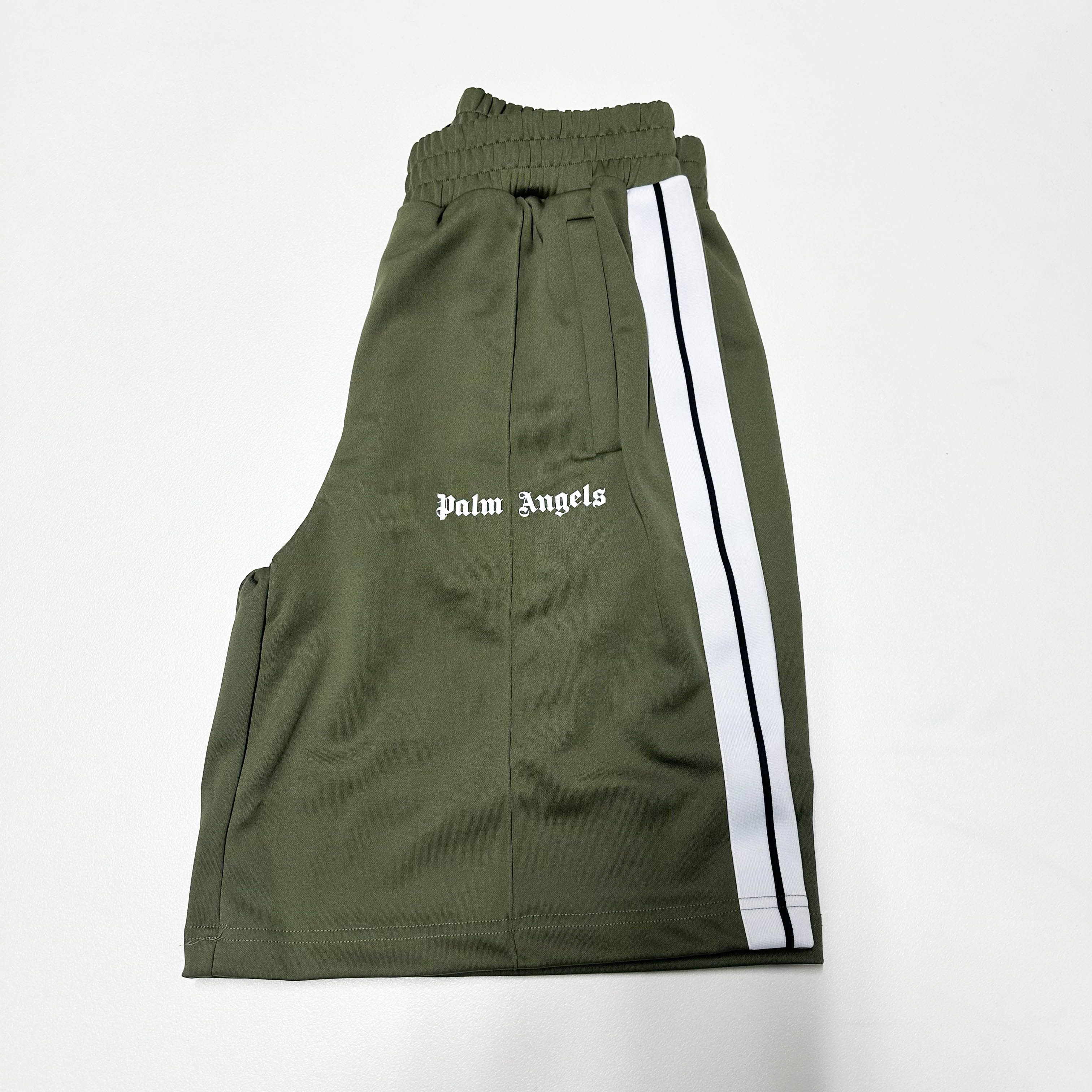Palm Angels Palm Angels Track mens shorts size L Large green w 33 34 Size US 34 / EU 50 - 2 Thumbnail