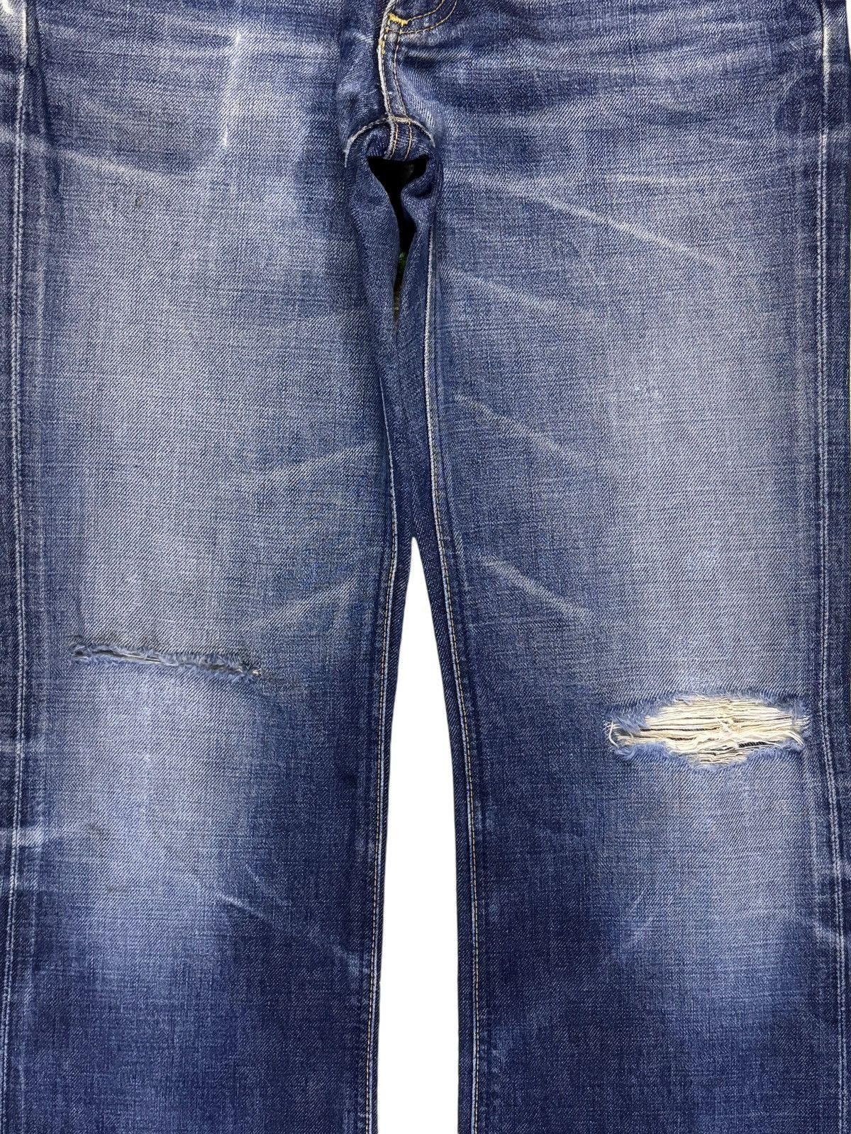 Lee Vintage Lee Riders Mud Wash Distressed Bootcut Flare Jeans Size US 26 / EU 42 - 5 Thumbnail