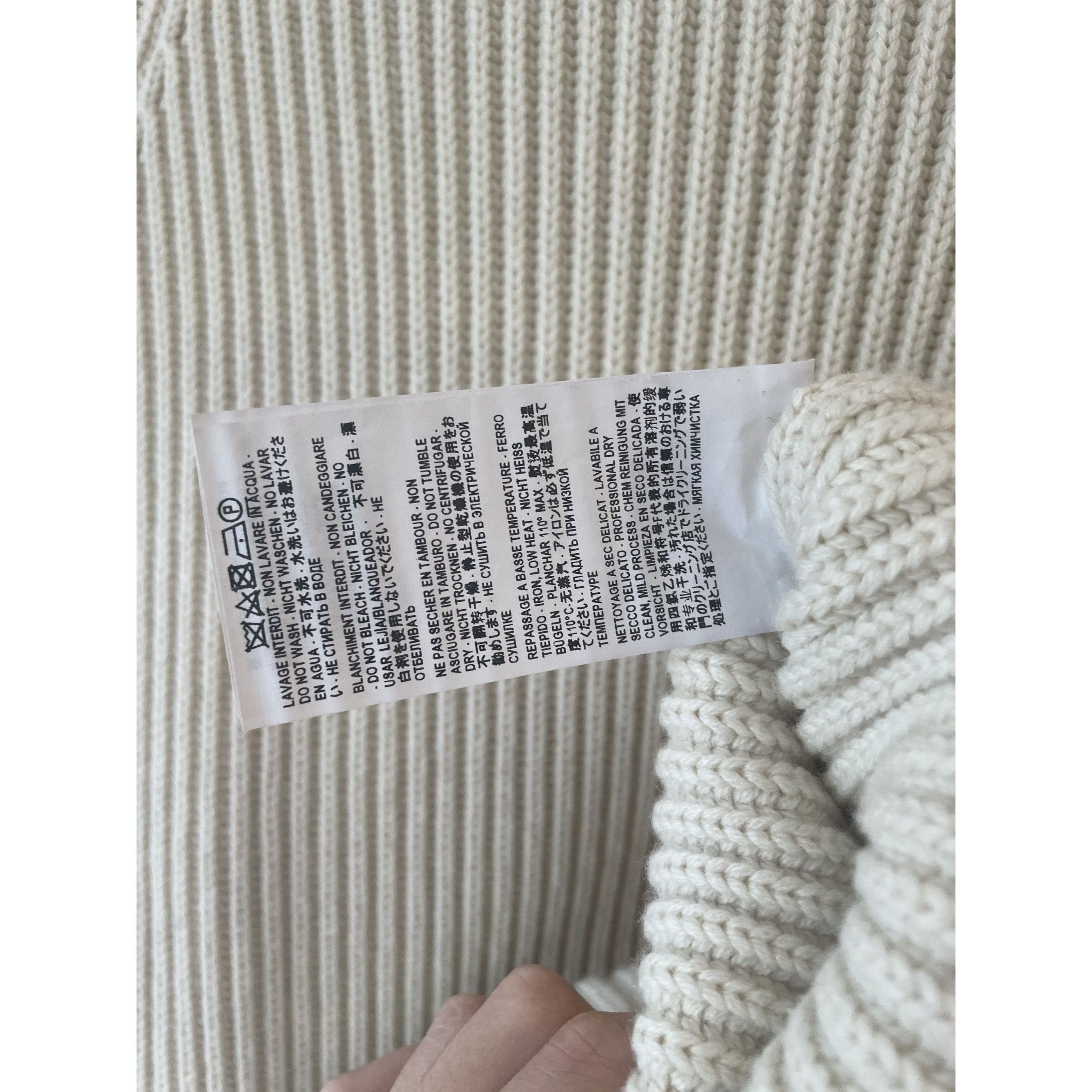 Yves Saint Laurent Saint Laurent Ribbed Wool Sweater Round Neck Long Sleeves Be Size L / US 10 / IT 46 - 7 Thumbnail