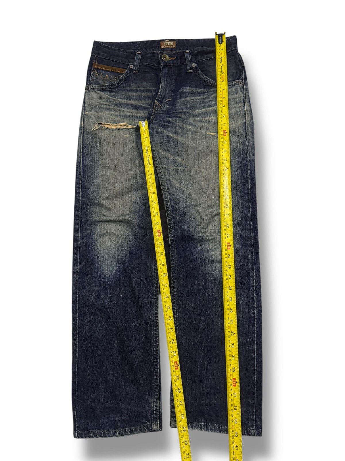 Edwin EDWIN 00s EVS403 Exclusive Vintage Japan Made Denim Jeans 33 Size US 33 - 16 Thumbnail