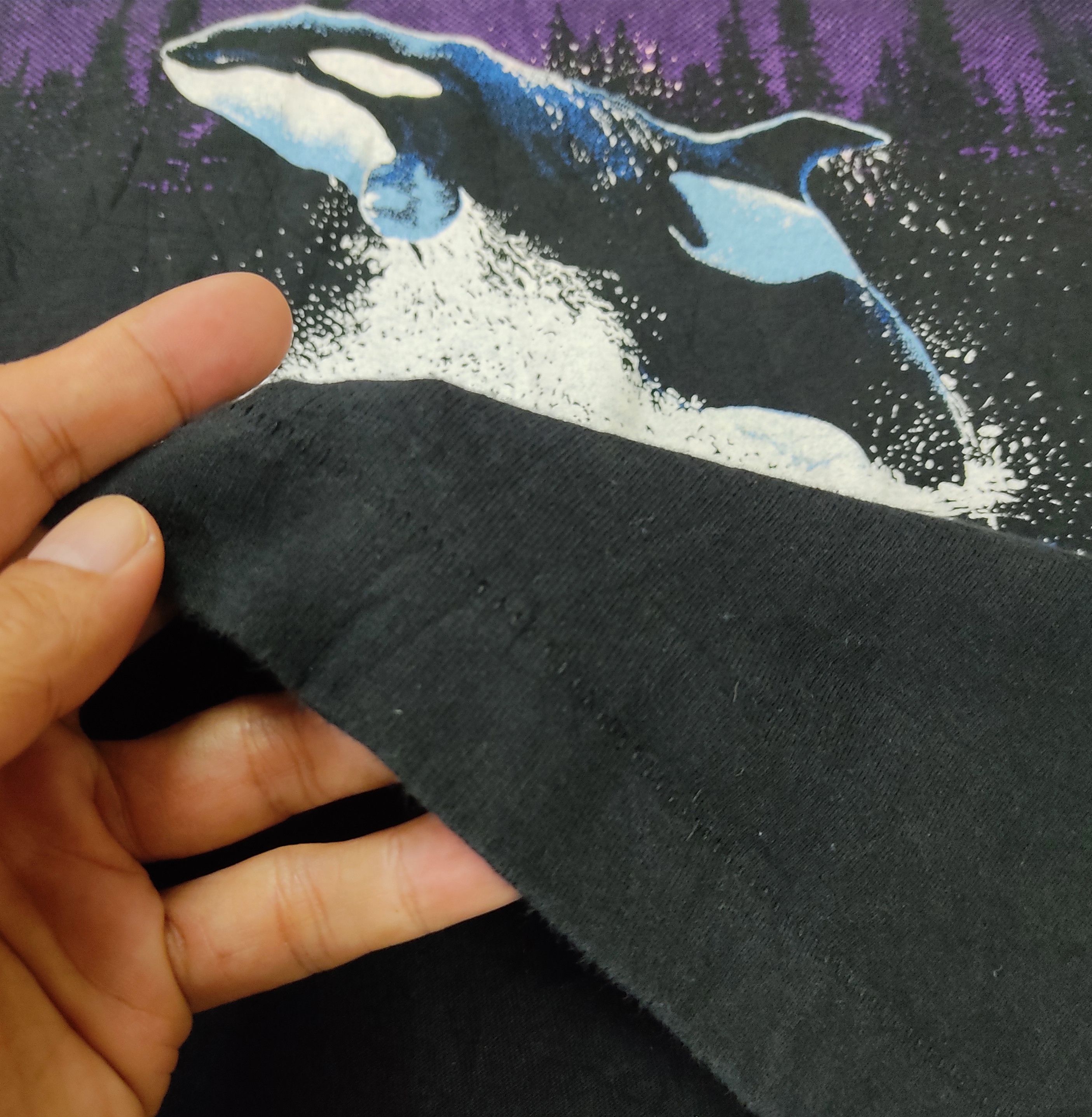 Fruit Of The Loom × Habitat Vintage 80s ORCA Chemainus B.C Canada T-shirt Size US L / EU 52-54 / 3 - 12 Thumbnail