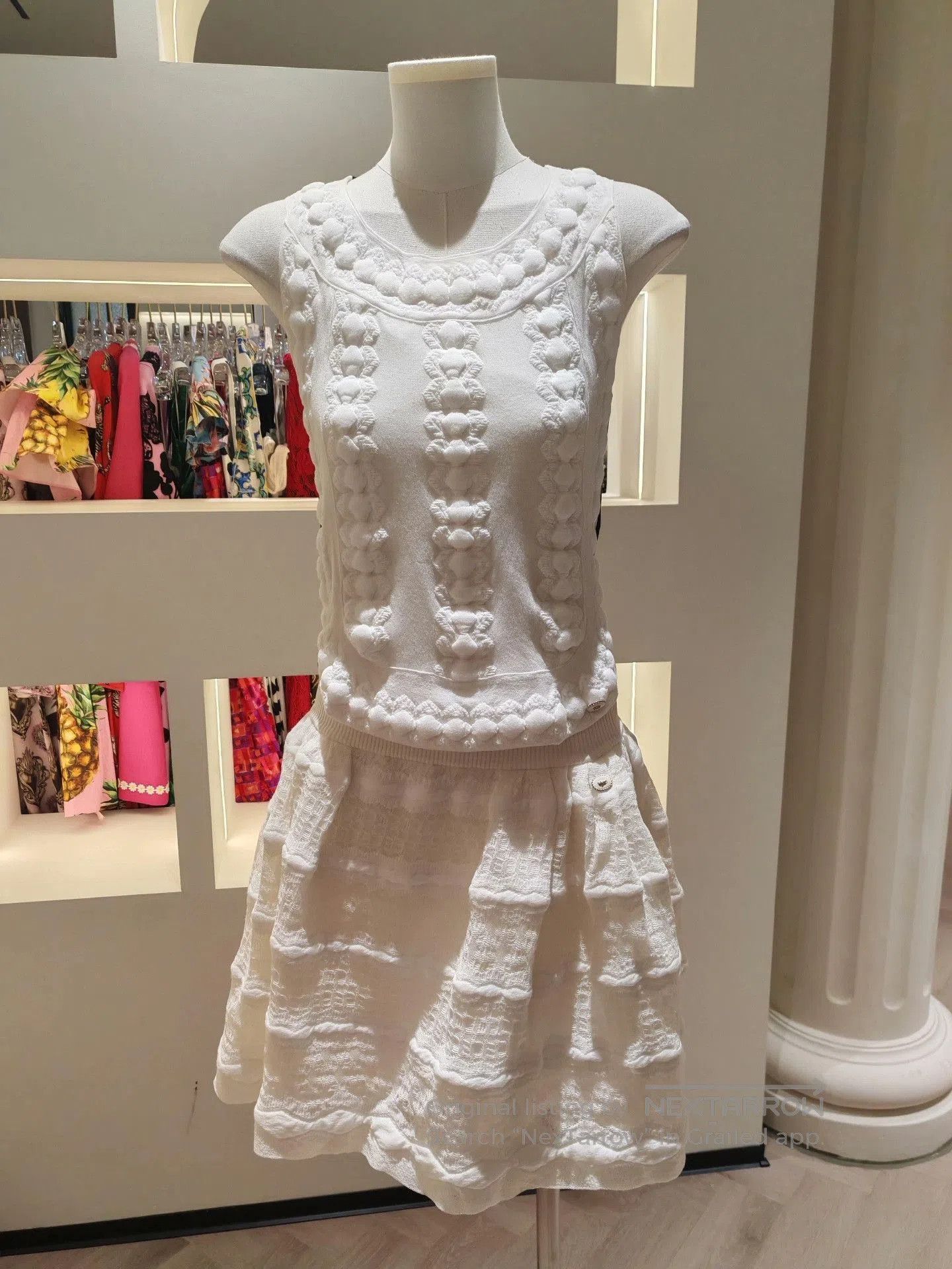 Chanel CHANEL Black White Contrast Knit Set. Size ONE SIZE - 1 Thumbnail