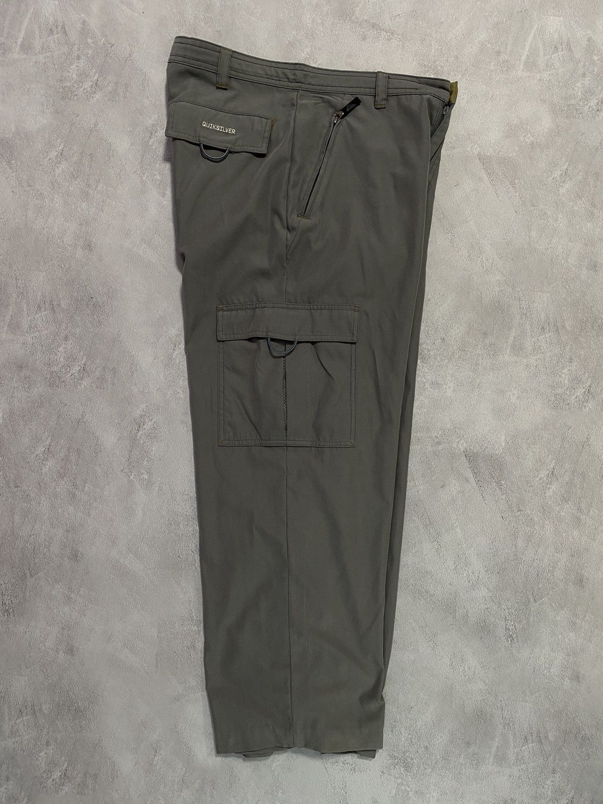 Japanese Brand × Quiksilver Vintage 90s y2k crazy pants cargo Quiksilver velvet SIZE - M Size US 33 - 5 Thumbnail