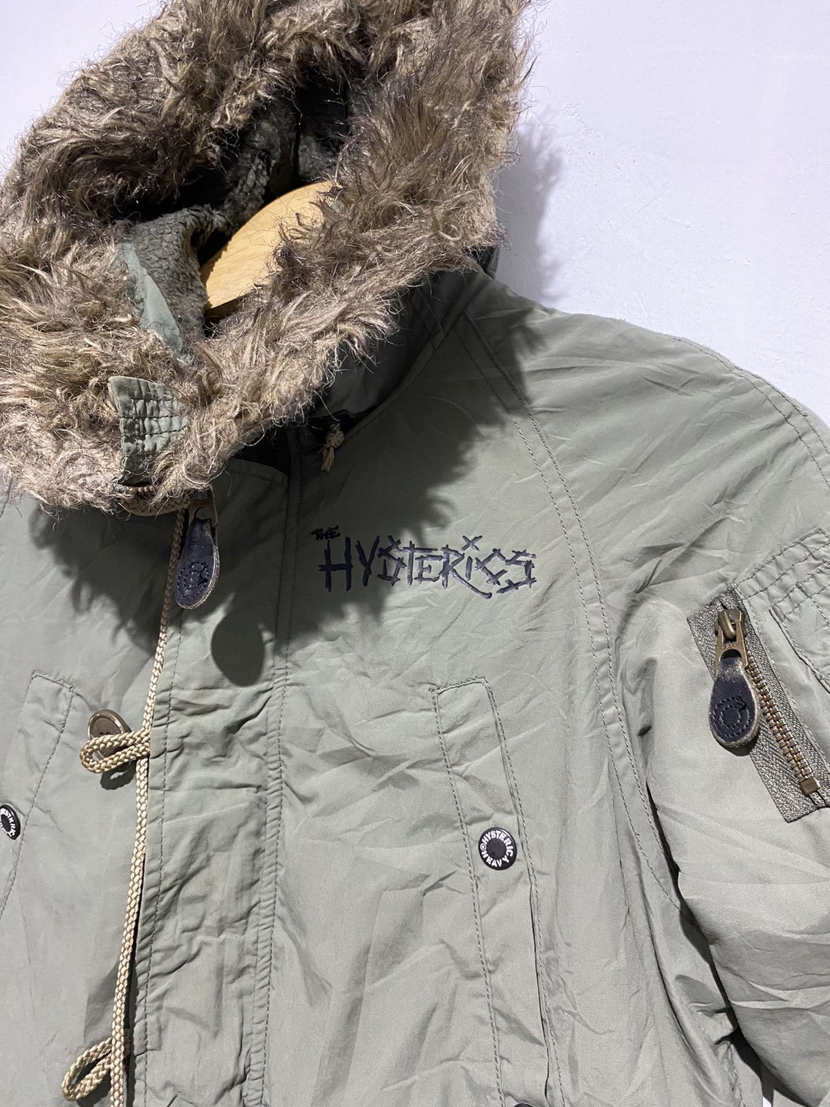 Hysteric Glamour Vintage hysterics glamour mini army fur jacket Size US XXS / EU 40 - 4 Thumbnail