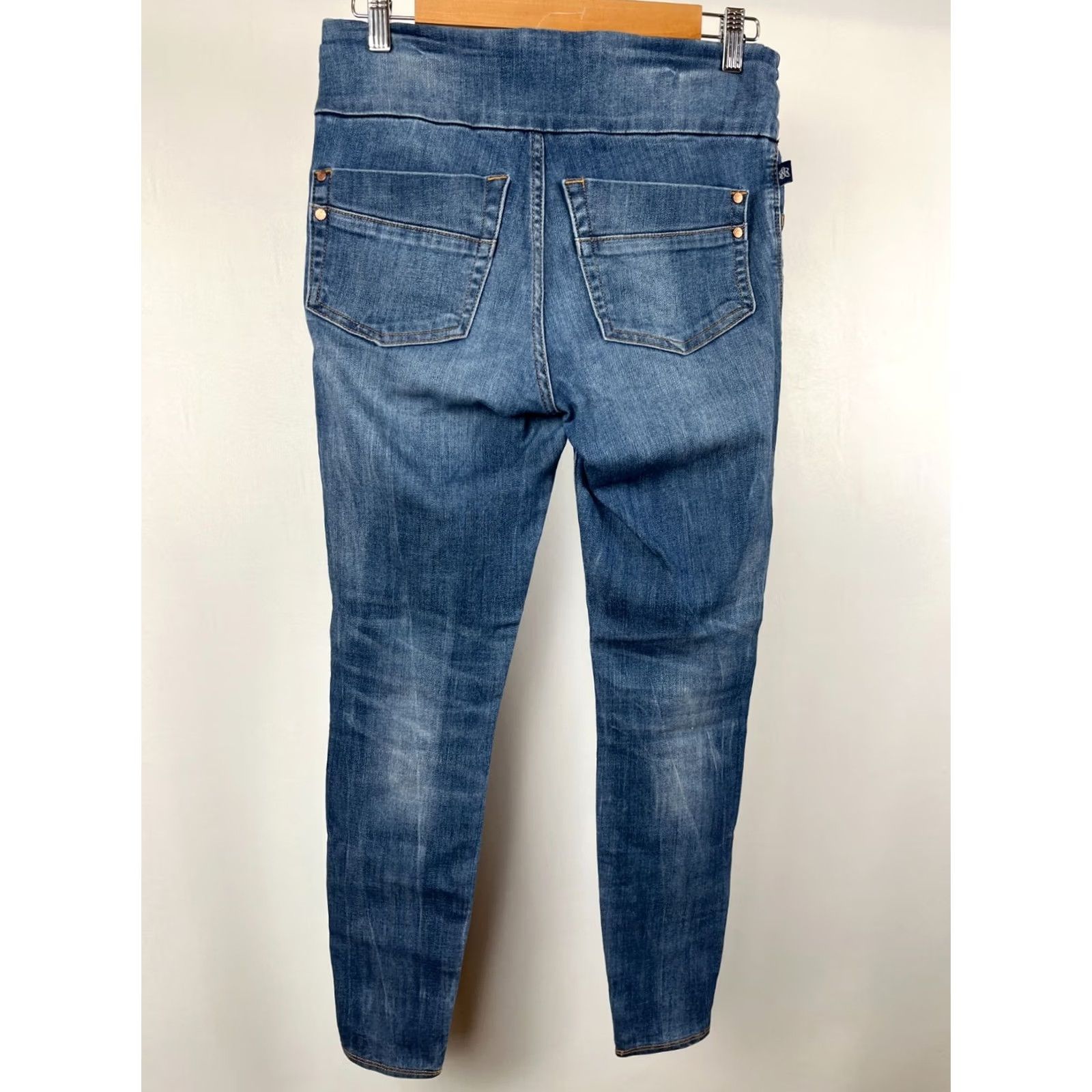 Vintage Rock & Republic Skinny Jeans Womens 6 Blue Cotton Blend Denim Five Pocket Casual Size 28" / US 6 / IT 42 - 5 Thumbnail