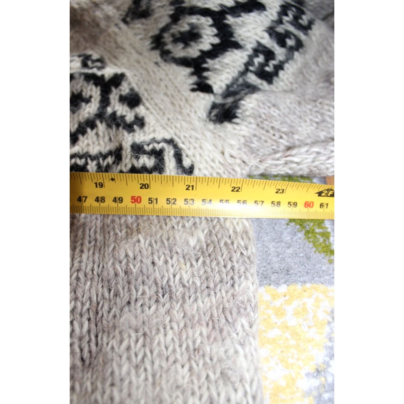 Vintage VINTAGE Boom Baba Collections Hand Knitted Sweater 100% Wool - size M/L Brown Womens Men? Size M / US 6-8 / IT 42-44 - 6 Thumbnail