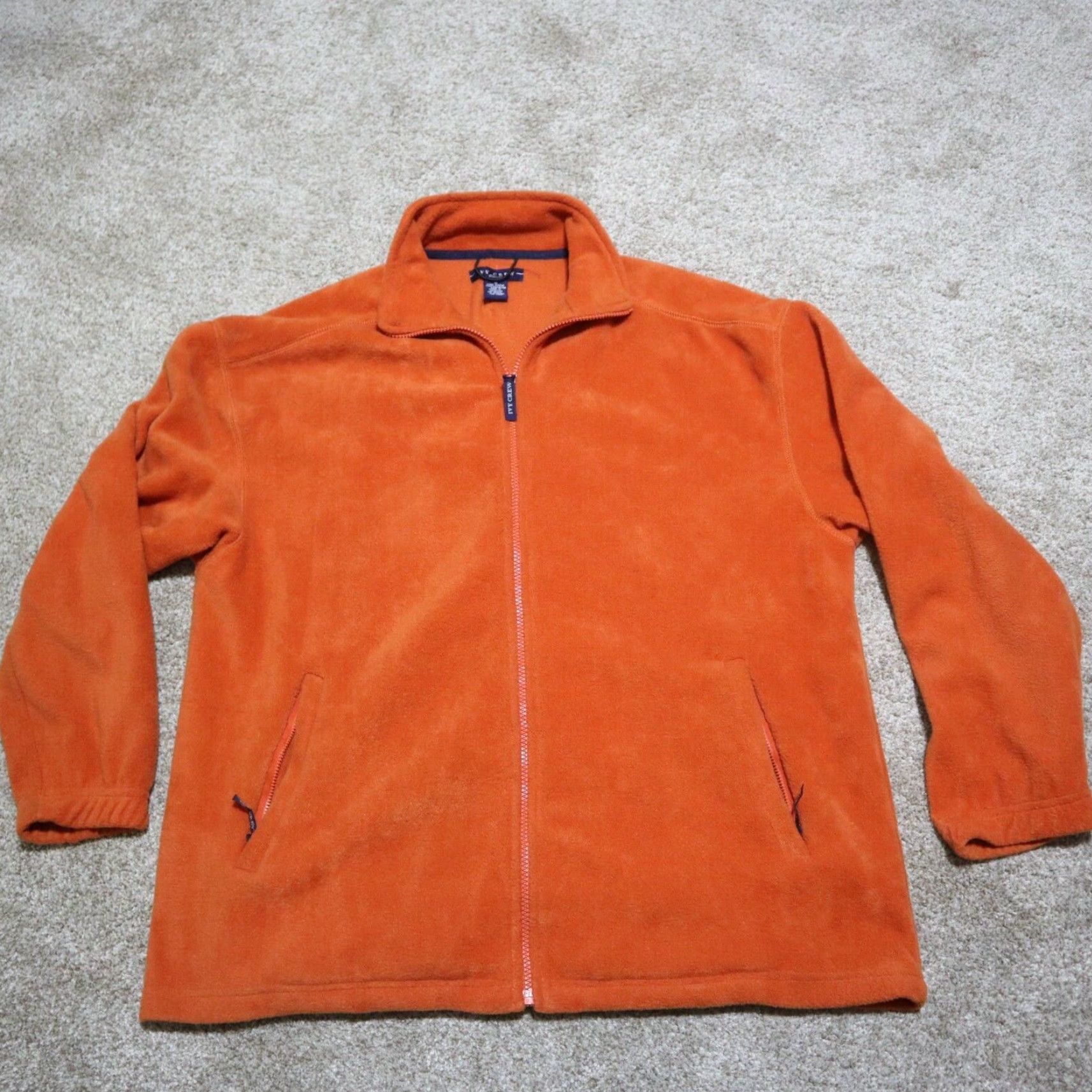 Vintage Ivy Crew Jacket Orange Fleece Full Zip Pockets Size M Medium Men Ivy Crew Jacket Fleece Orange Full Zip Pockets Size M Mens Size US M / EU 48-50 / 2 - 2 Thumbnail