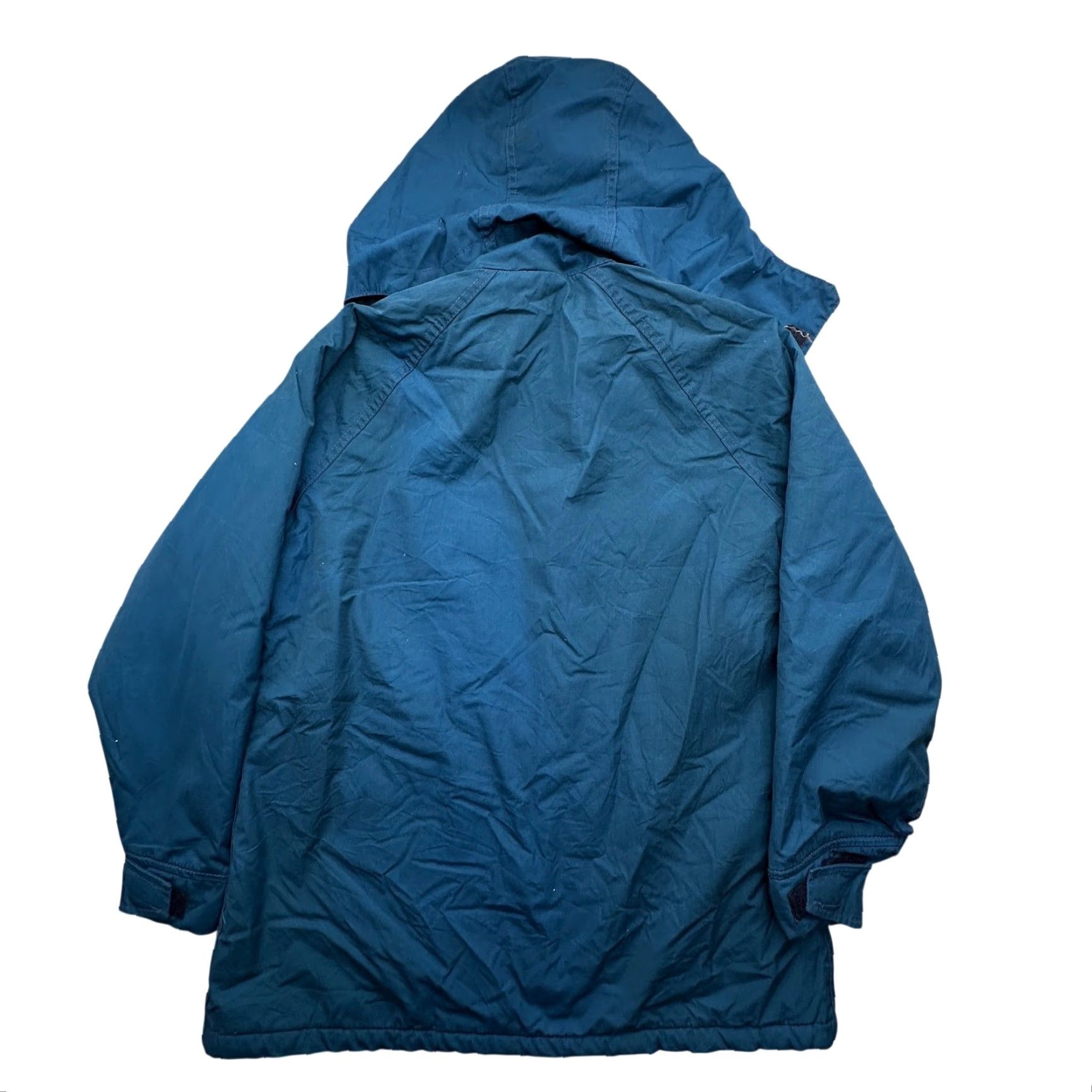 Vintage VINTAGE Woolrich Parka Hooded Jacket Womens Large Blue Pockets Jacket Coffin Long 90s 80s Mens Girls Womens Size L / US 10 / IT 46 - 6 Thumbnail
