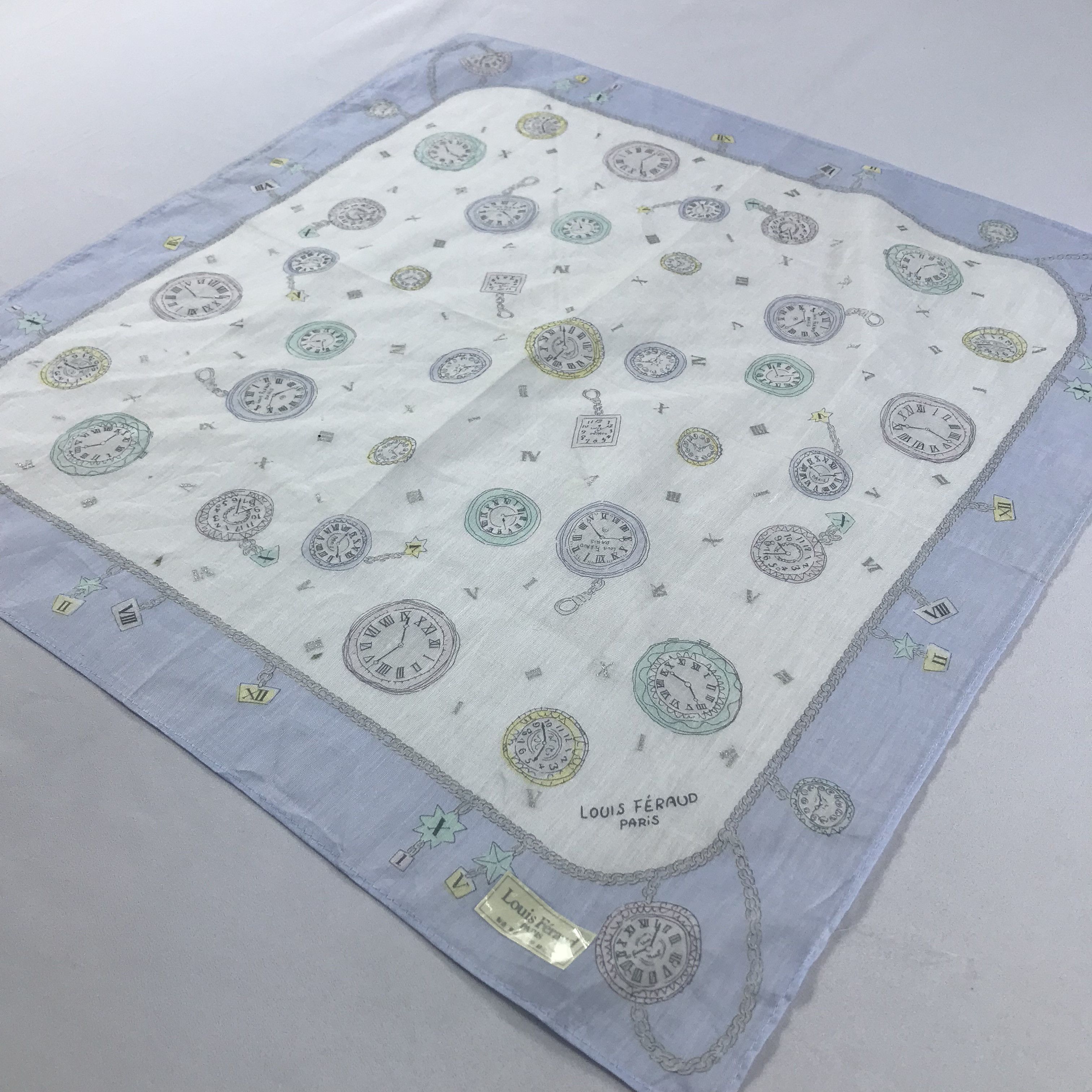 Louis Feraud × Vintage Louis Feraud Bandana / Handkerchief / Neckerchief - S2479 Size ONE SIZE - 2 Thumbnail