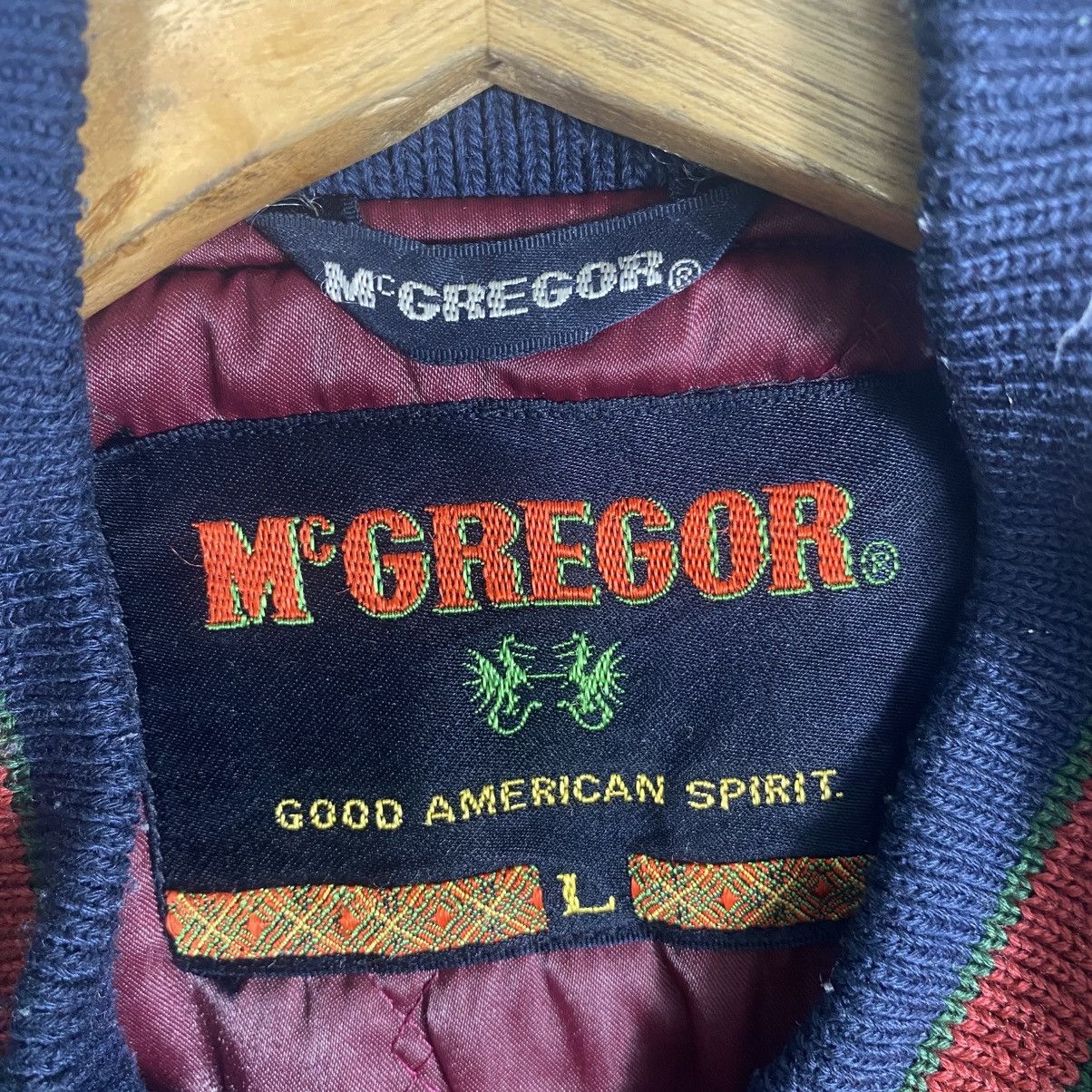 McGregor × Vintage Vintage 90s McGregor Denim Bomber Snap Button Jacket L Size Size US L / EU 52-54 / 3 - 7 Thumbnail