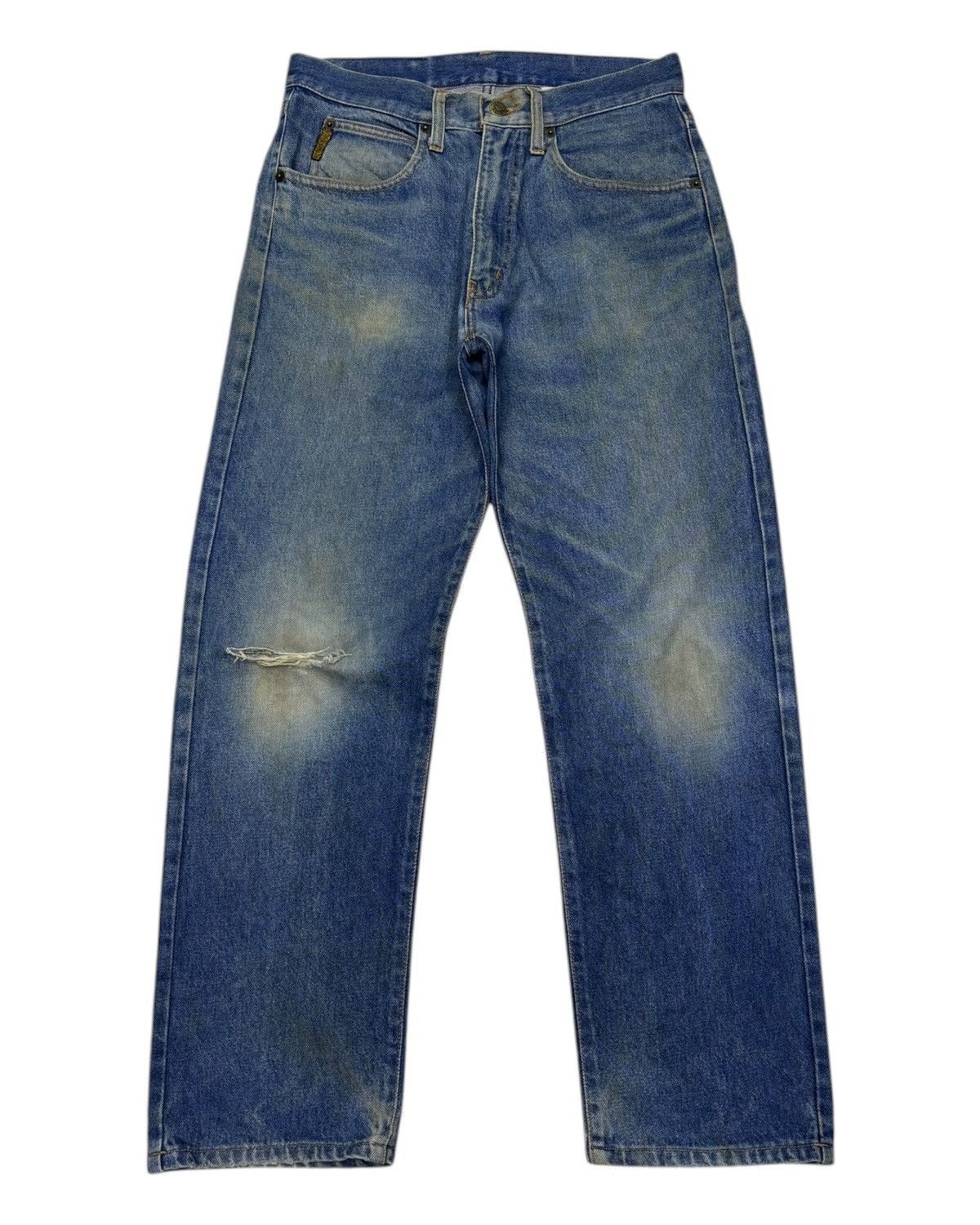 Giorgio Armani 🔥VINTAGE GIORGIO ARMANI ITALY DISTRESSED DENIM JEANS Size US 30 / EU 46 - 8 Thumbnail