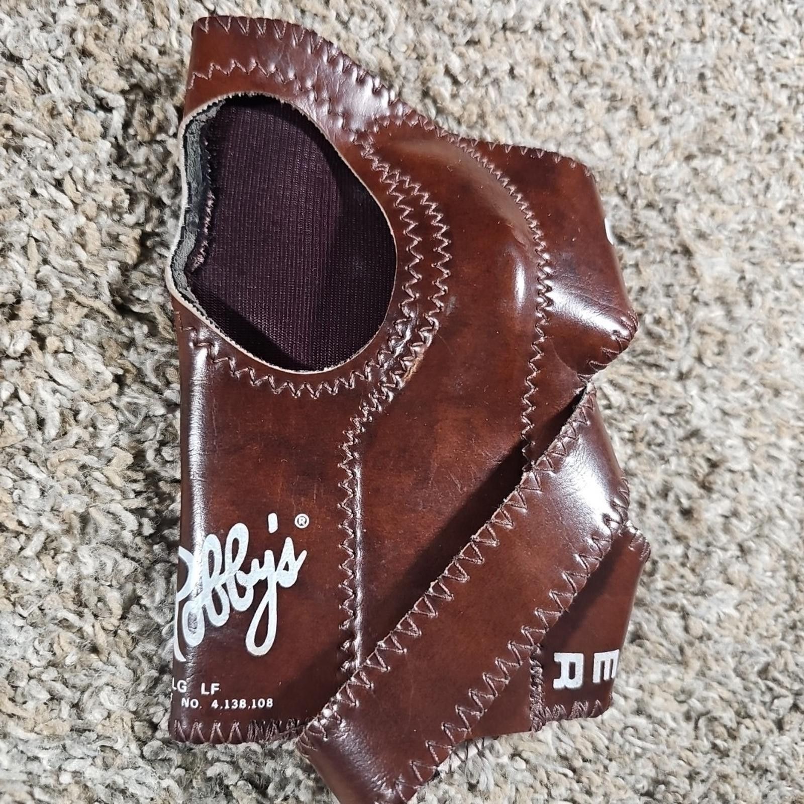 Other Robbys Original Positioner Bowling Glove Leather L Left Hand Size ONE SIZE - 1 Thumbnail