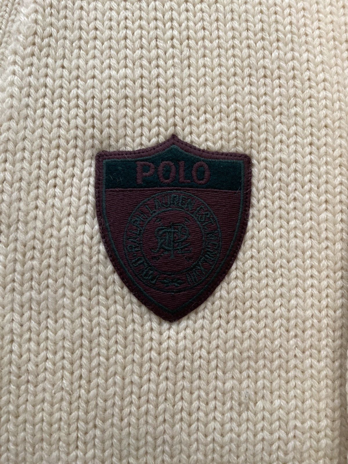 Polo Ralph Lauren Vintage Ralph Lauren Polo Badge Cardigan Size XL Size US XL / EU 56 / 4 - 4 Thumbnail