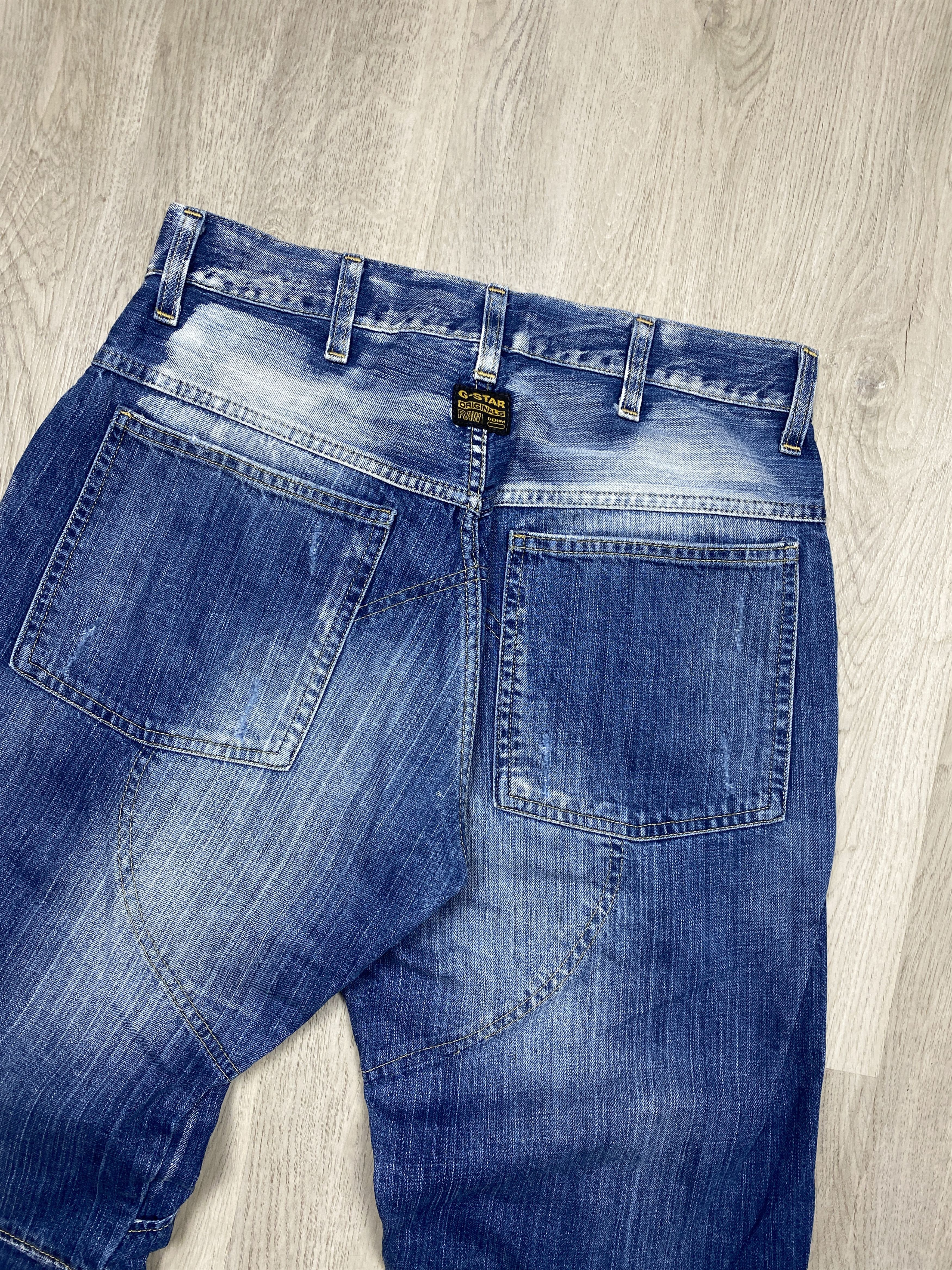G-Star G Star Raw 90s Vintage Mens Double Knee Denim Pants Jeans Size US 32 / EU 48 - 9 Thumbnail