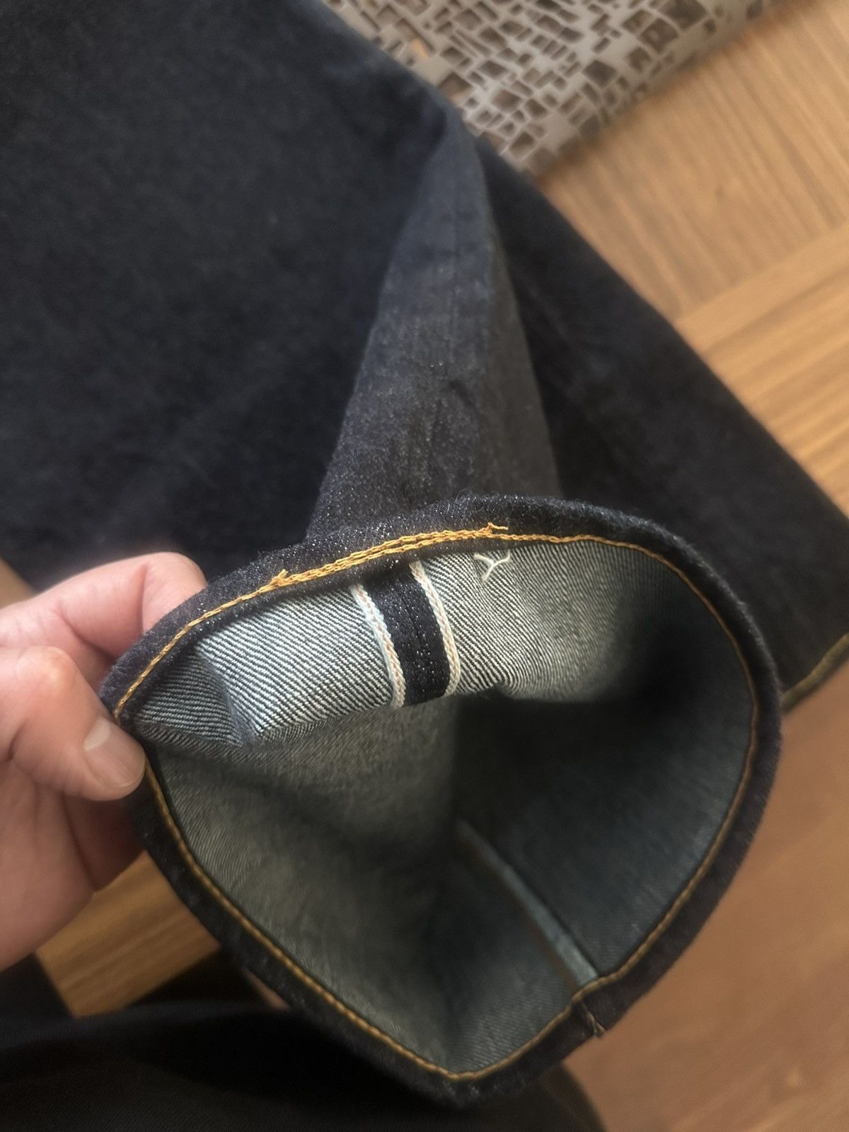 The Flat Head NWT The Flat Head 3005 Selvedge Japanese Raw Denim 36 X 30 Size US 36 / EU 52 - 5 Thumbnail