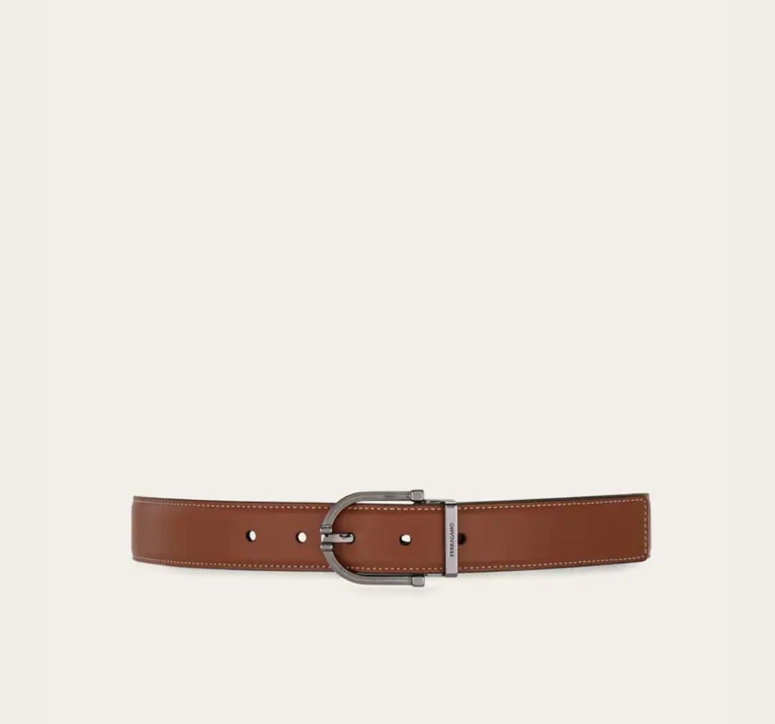 Salvatore Ferragamo Reversible and adjustable belt Ferragamo (male) Size 42 - 1 Thumbnail