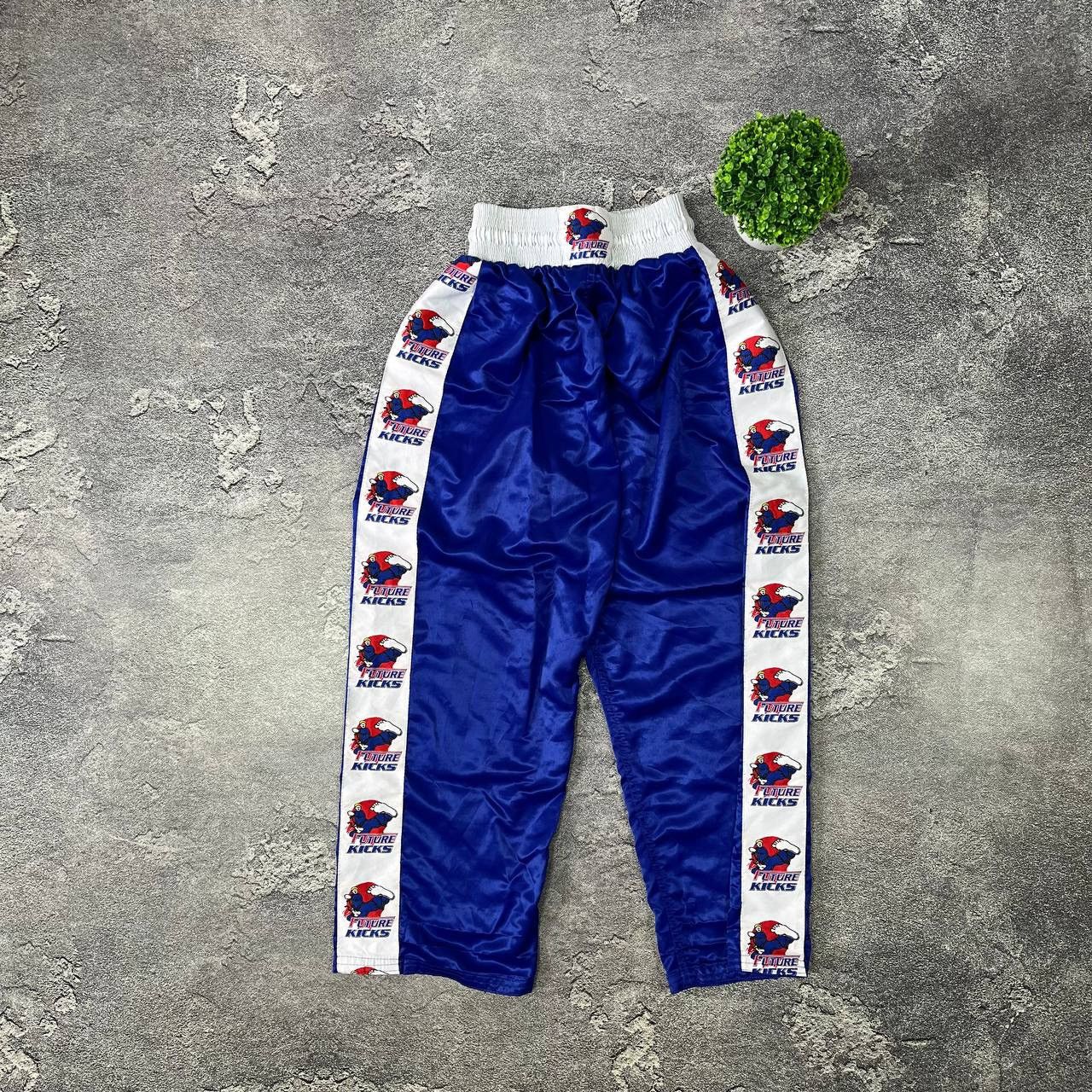 Vintage Vintage muay thai future kicks blue pants size M Size US 34 / EU 50 - 1 Thumbnail