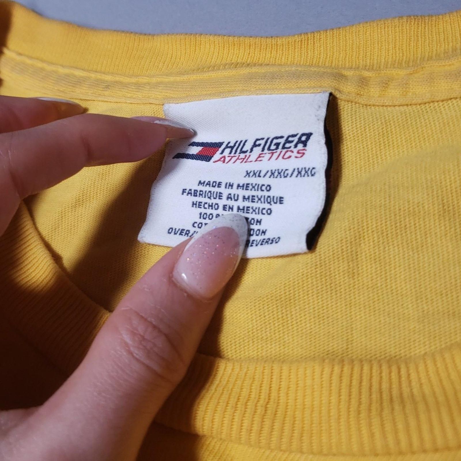 Tommy Hilfiger Vintage 90s Tommy Hilfiger Athletics long sleeve Mens 2XL Size US XXL / EU 58 / 5 - 4 Thumbnail