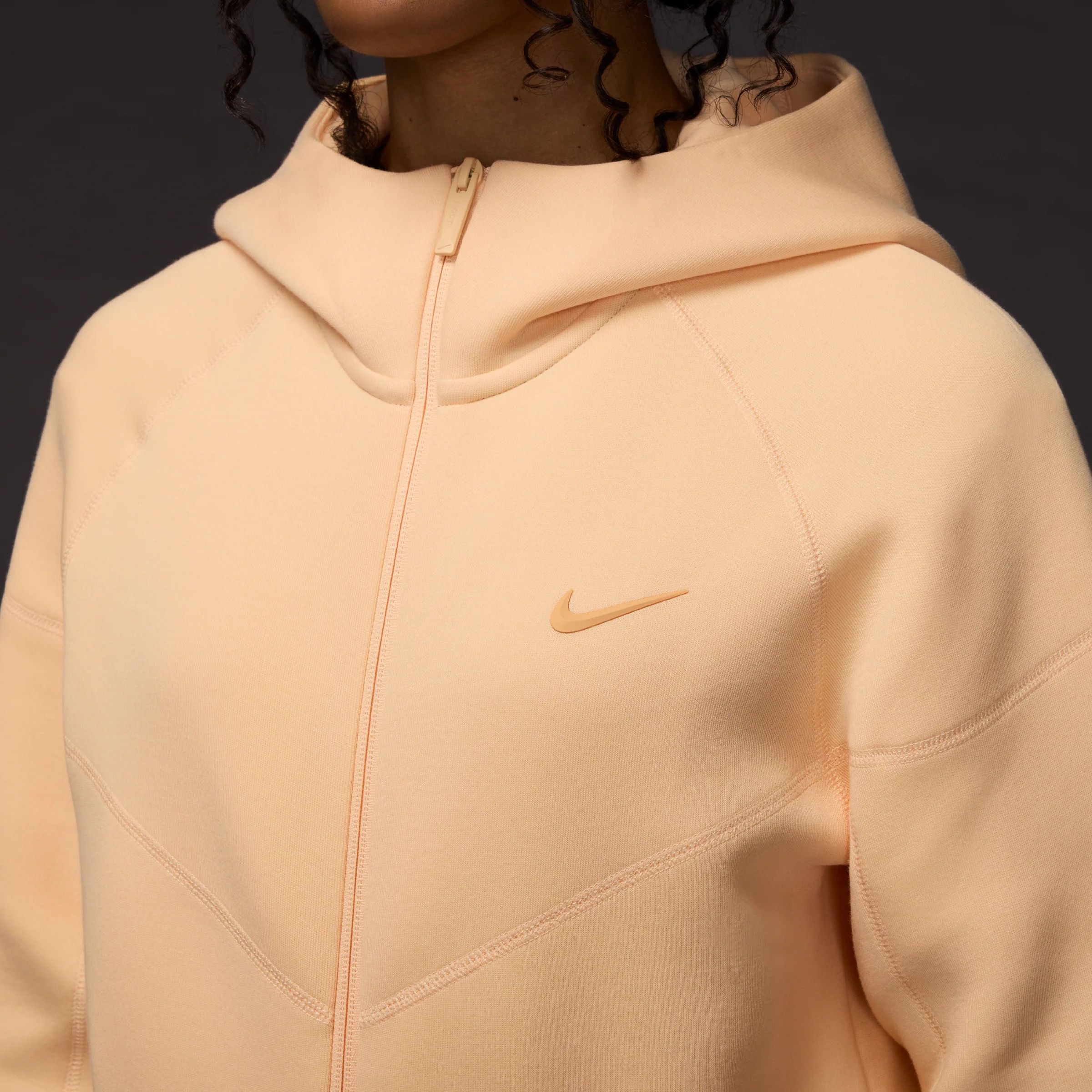 Drake Nike x NOCTA Tech Fleece Full Zip Hoodie Ice Peach Size US XXL / EU 58 / 5 - 10 Thumbnail