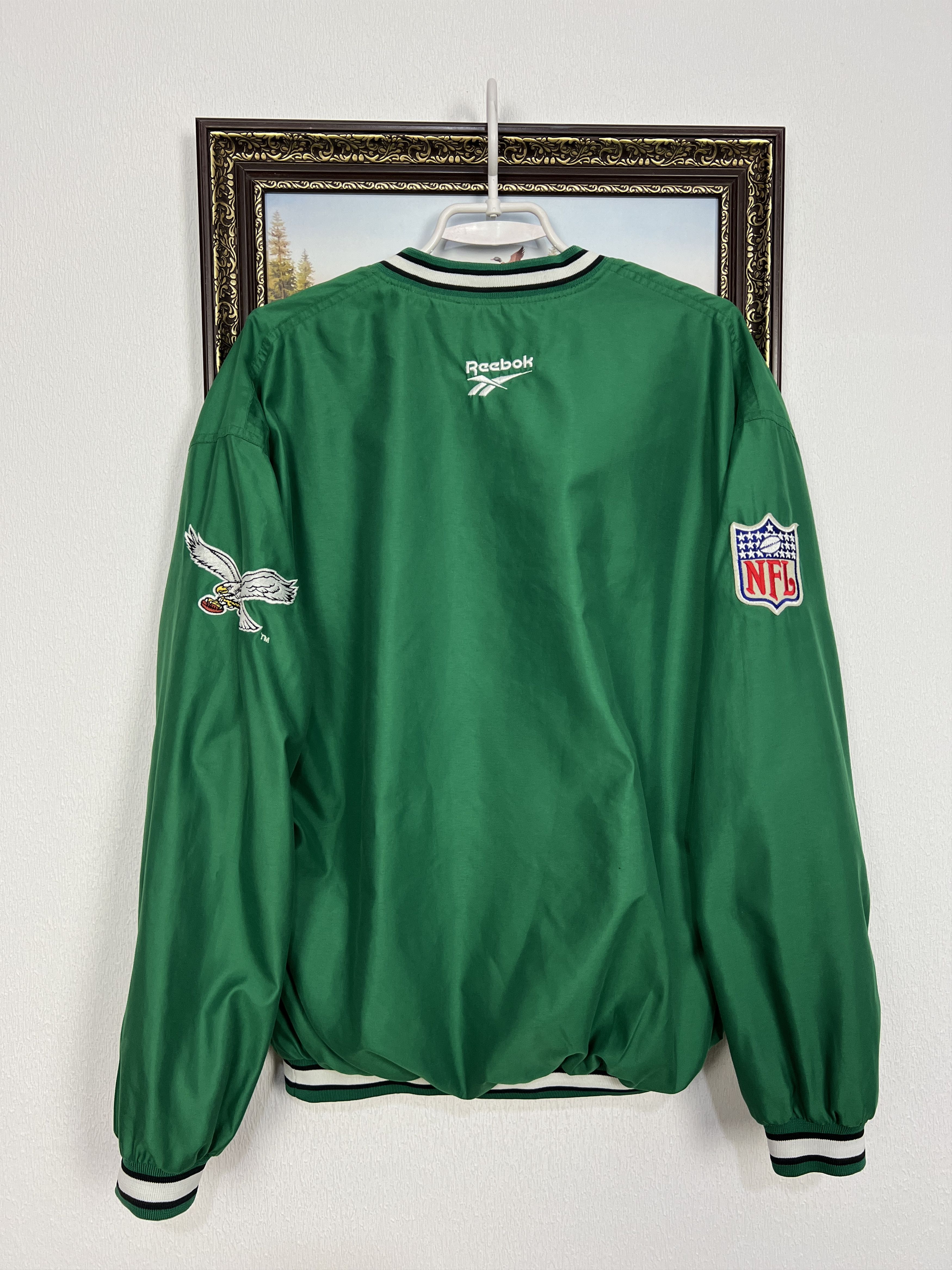 Reebok Vintage 90's Philadelphia Eagles NFL Jacket Bomber Rare Size US M / EU 48-50 / 2 - 8 Thumbnail